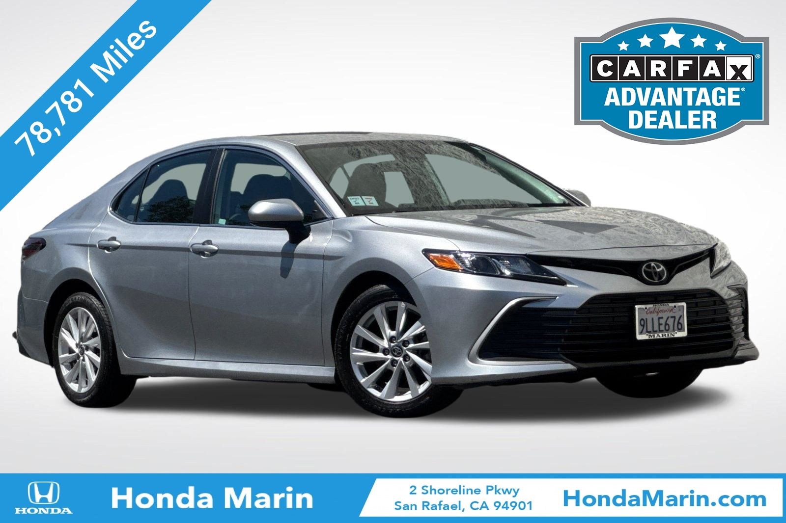Celestial Silver Metallic 2021 Toyota Camry LE FWD Sedan Front-Wheel Drive 8-Speed Automatic