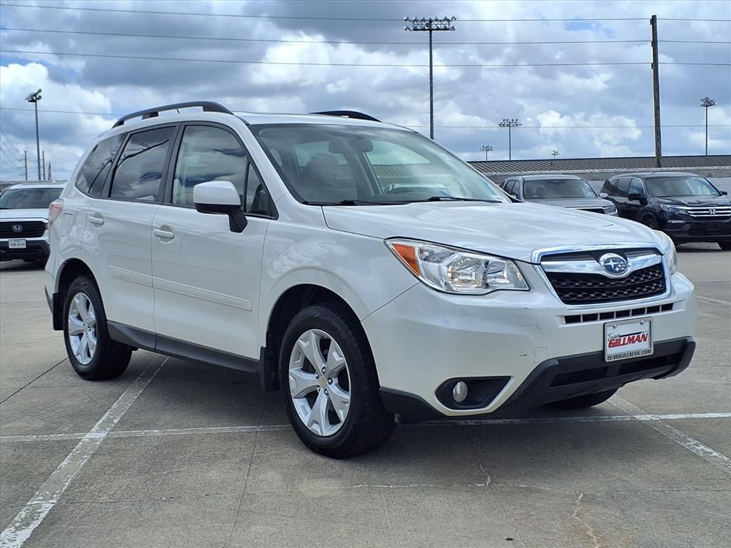 Satin White Pearl 2015 Subaru Forester 2.5i Premium SUV / Crossover All-Wheel Drive Continuously Variable Transmission