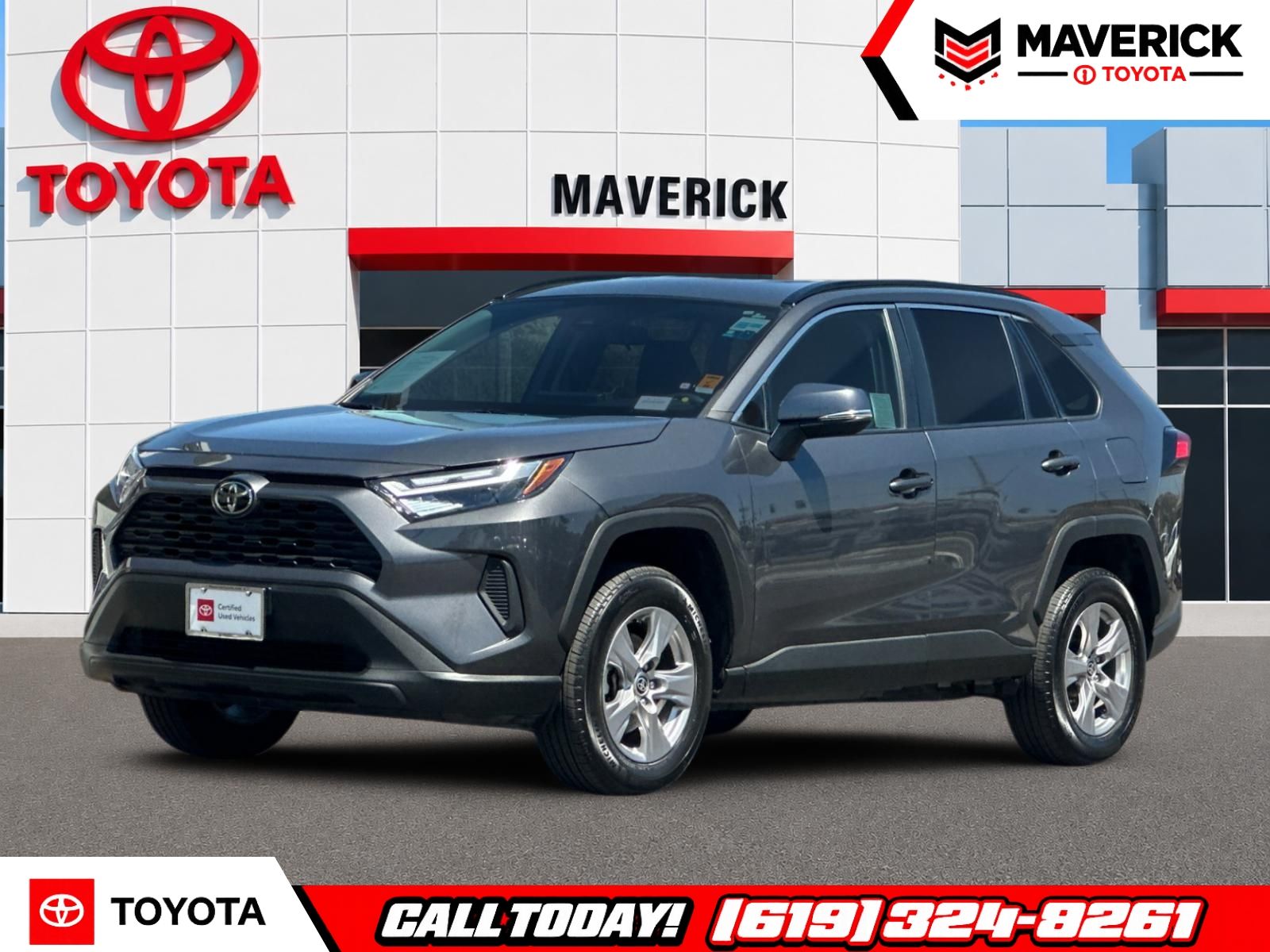 Magnetic Gray Metallic 2025 Toyota RAV4 SUV / Crossover All-Wheel Drive 8-Speed Automatic