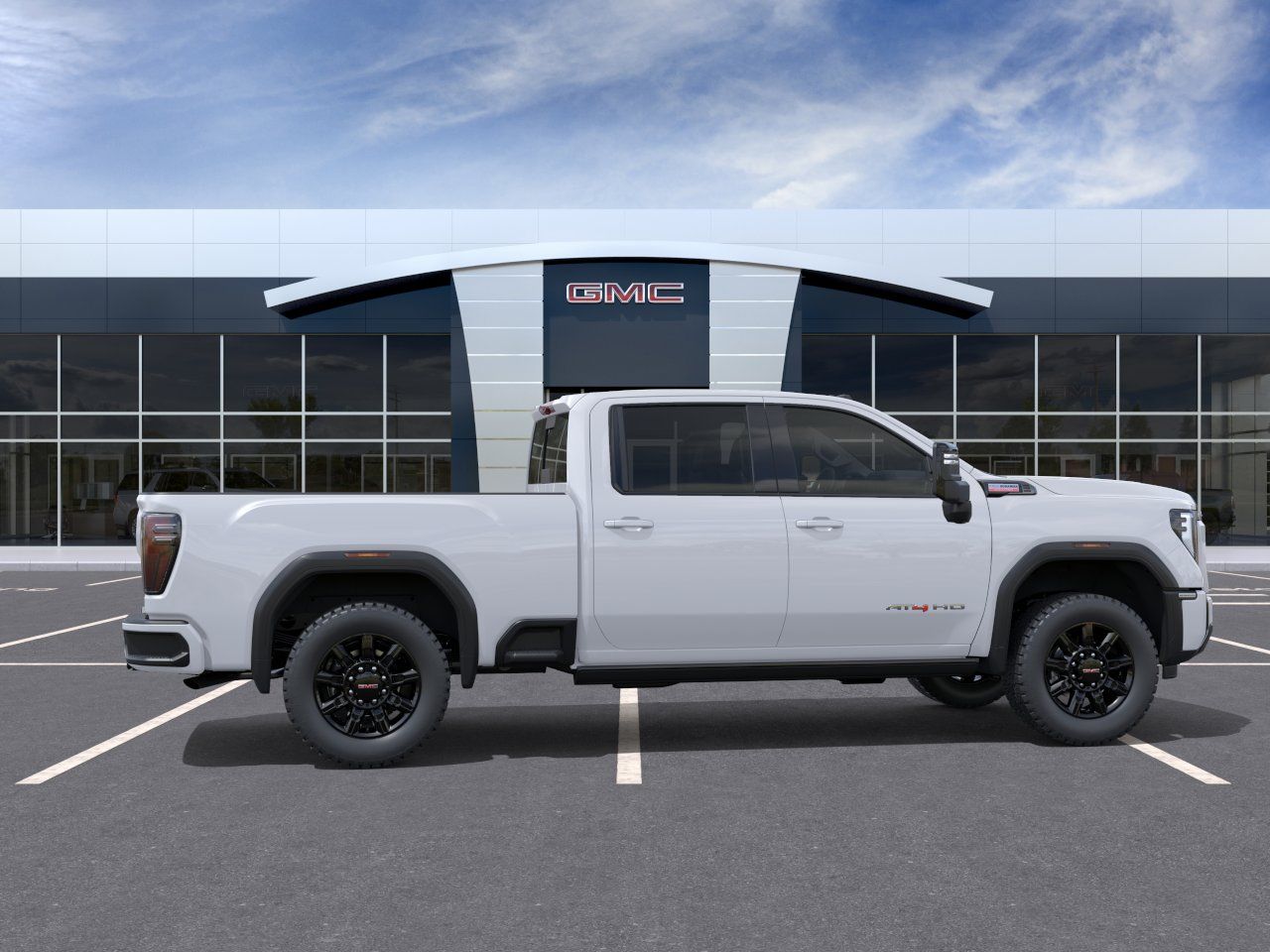 2026 GMC Sierra 2500HD AT4 White at Ross Downing Buick GMC