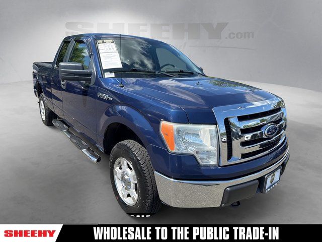 Dark Blue Pearl Metallic 2010 Ford F-150 STX SuperCab 4WD Pickup Truck Four-Wheel Drive 6-Speed Automatic