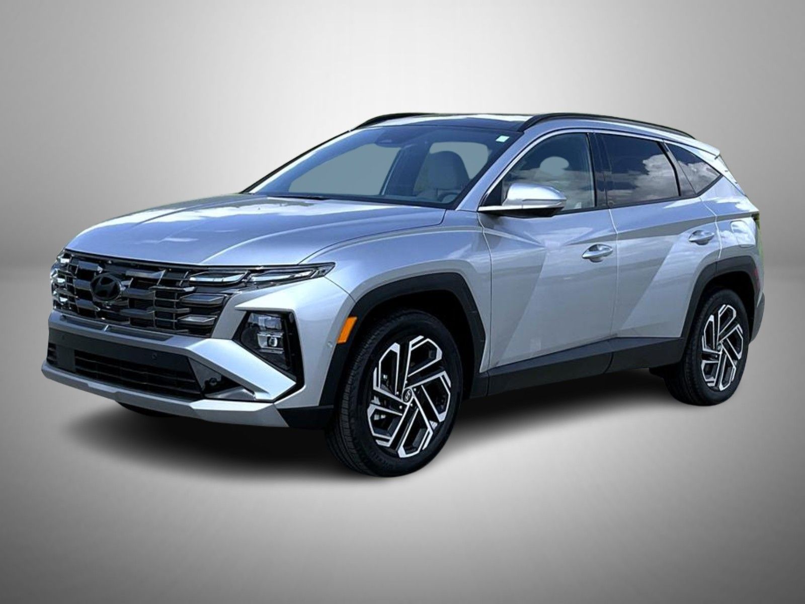 Shimmering Silver 2026 Hyundai Tucson SUV / Crossover All-Wheel Drive 8-Speed Automatic