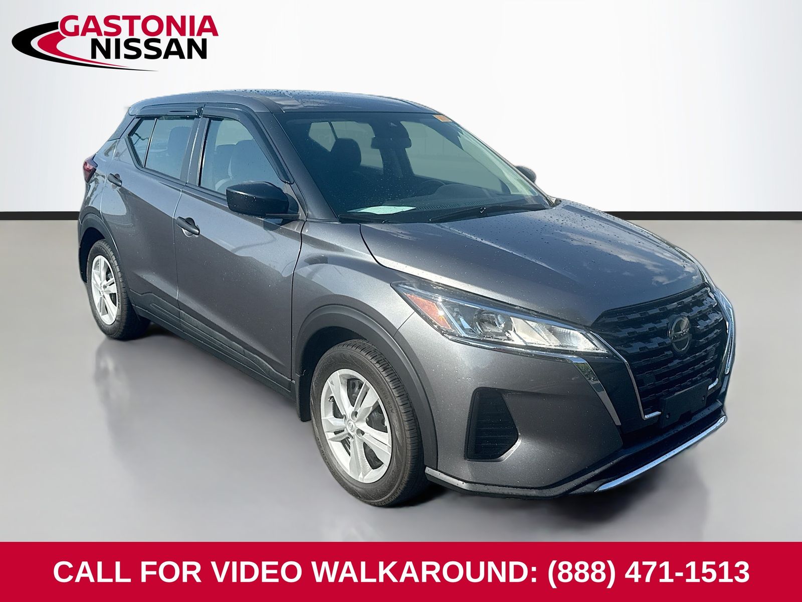 Gray (Gun Metallic) 2021 Nissan Kicks S FWD SUV / Crossover Front-Wheel Drive Continuously Variable Transmission