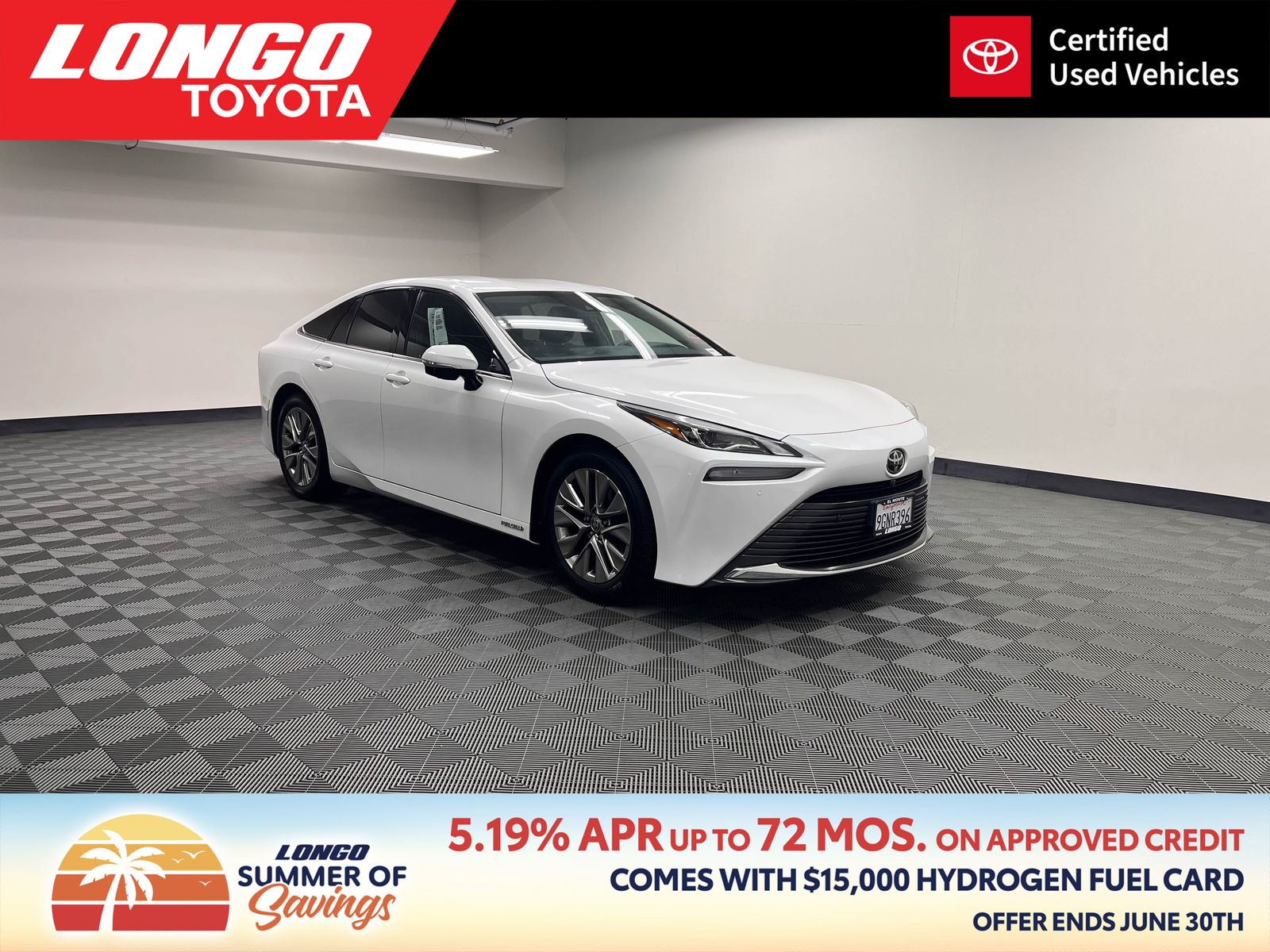 used 2023 Toyota Mirai car, priced at $12,088