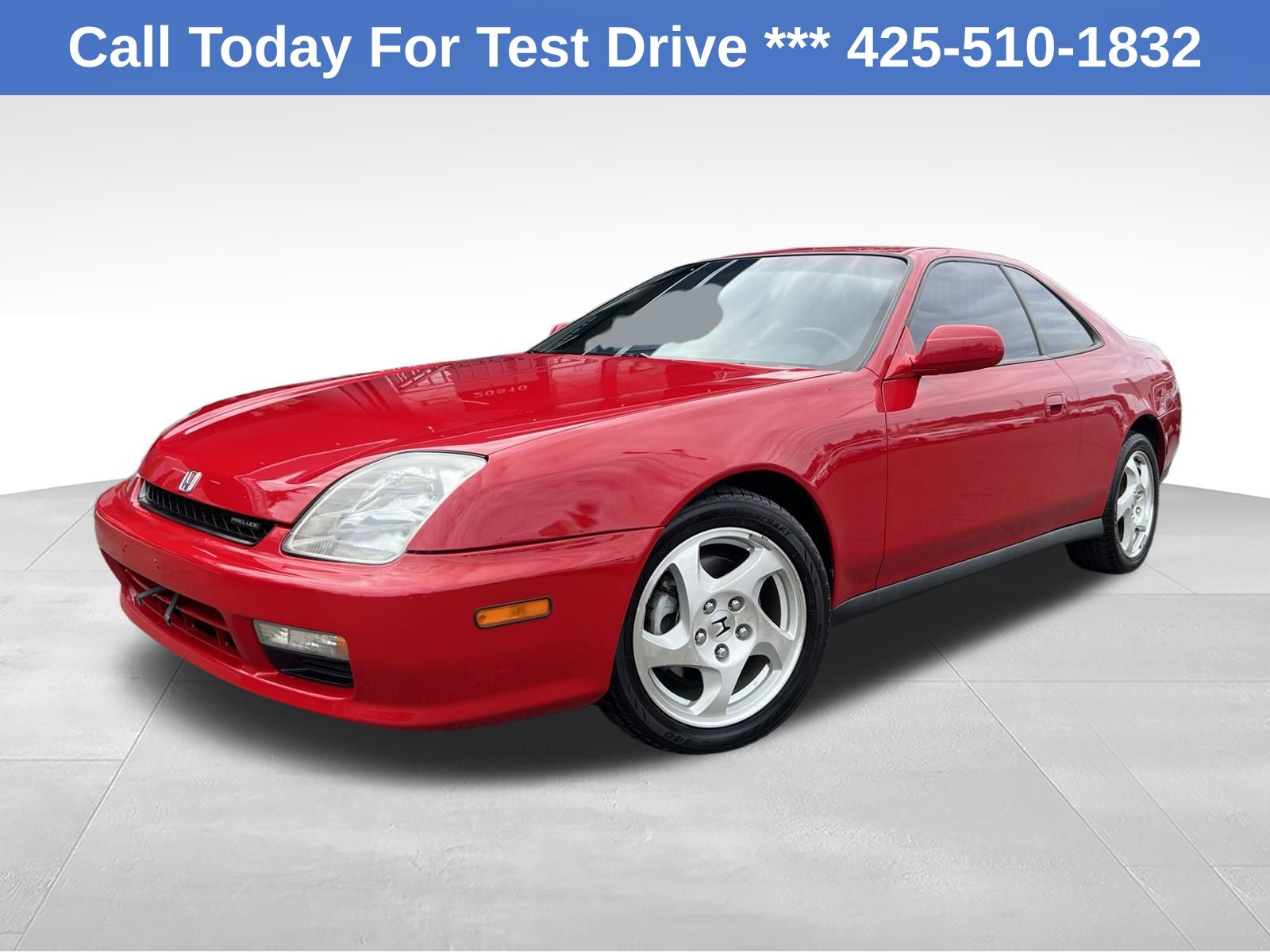 Red 1999 Honda Prelude Coupe Front-Wheel Drive 4-Speed Automatic