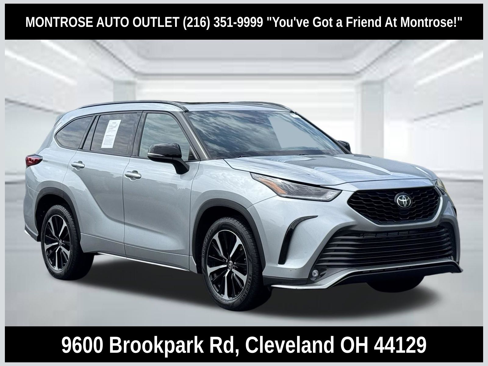 Celestial Silver Metallic 2021 Toyota Highlander SUV / Crossover All-Wheel Drive 8-Speed Automatic