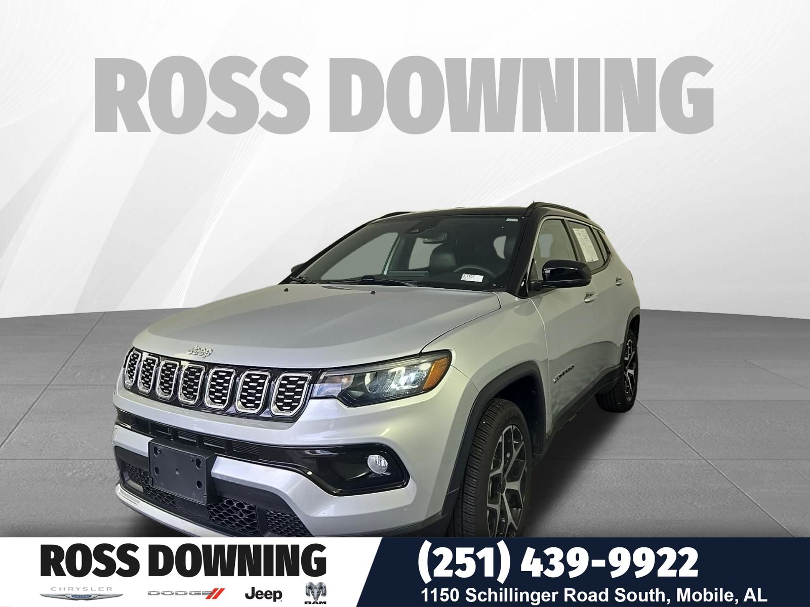 Silver Zynith Metallic Clearcoat 2025 Jeep Compass SUV / Crossover Four-Wheel Drive 8-Speed Automatic