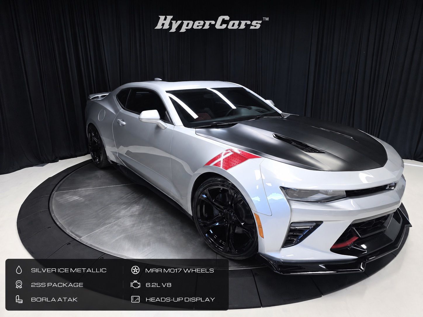 Silver Ice Metallic 2017 Chevrolet Camaro Coupe Rear-Wheel Drive 8-Speed Automatic