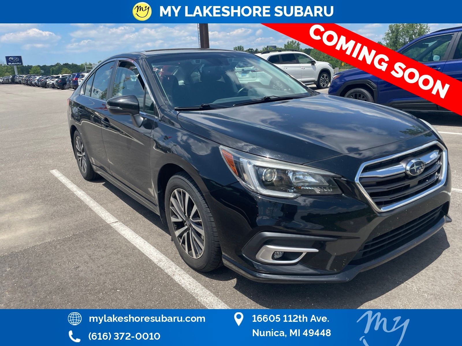 Crystal Black Silica 2018 Subaru Legacy Sedan All-Wheel Drive Continuously Variable Transmission