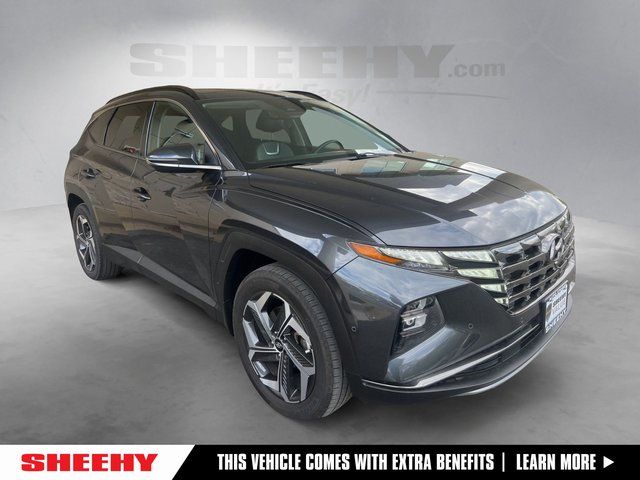 Portofino Gray 2022 Hyundai Tucson Limited AWD SUV / Crossover All-Wheel Drive 8-Speed Automatic