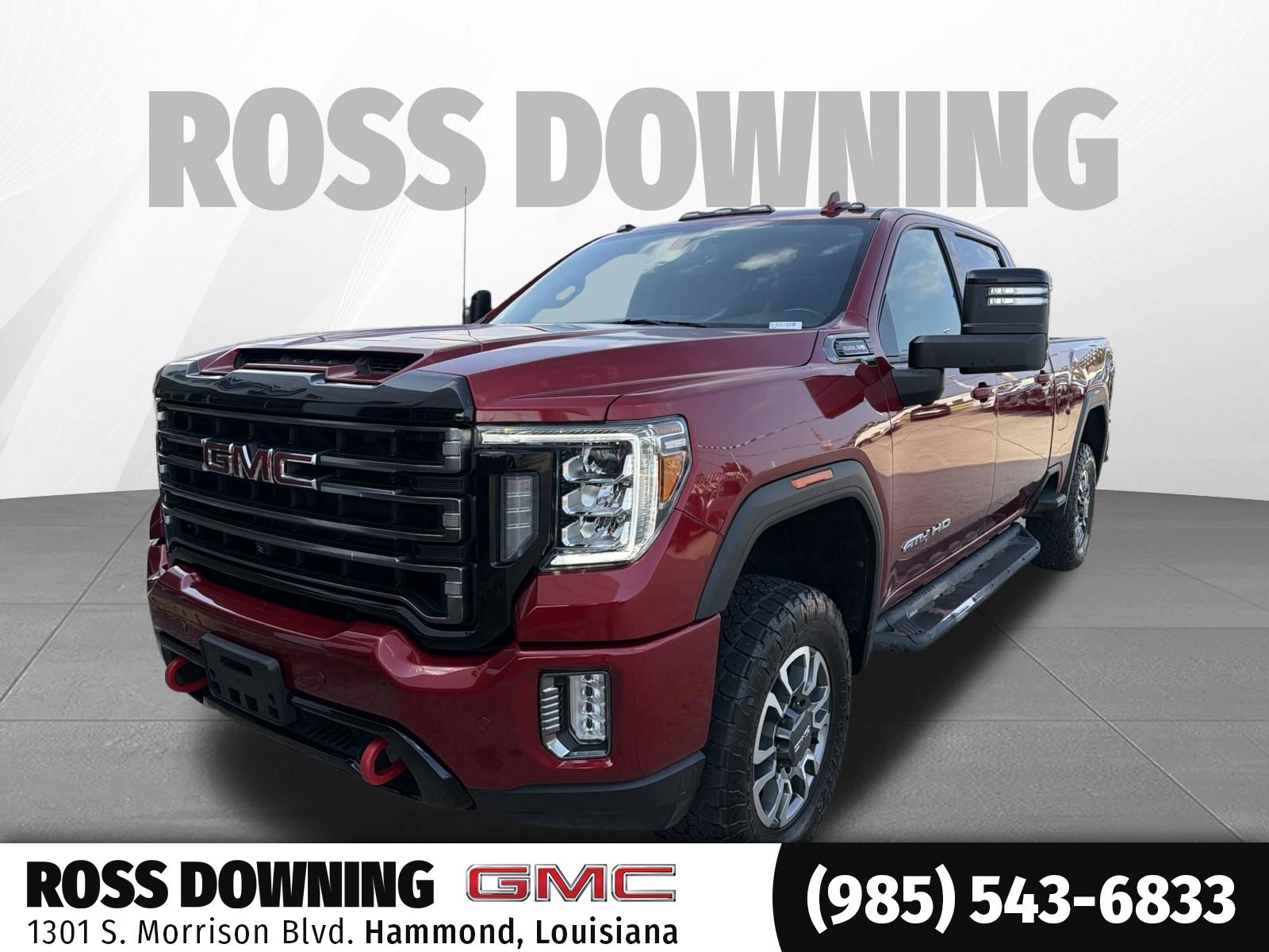 2022 GMC Sierra 2500HD AT4 Red at Shottenkirk Kia Fort Bend
