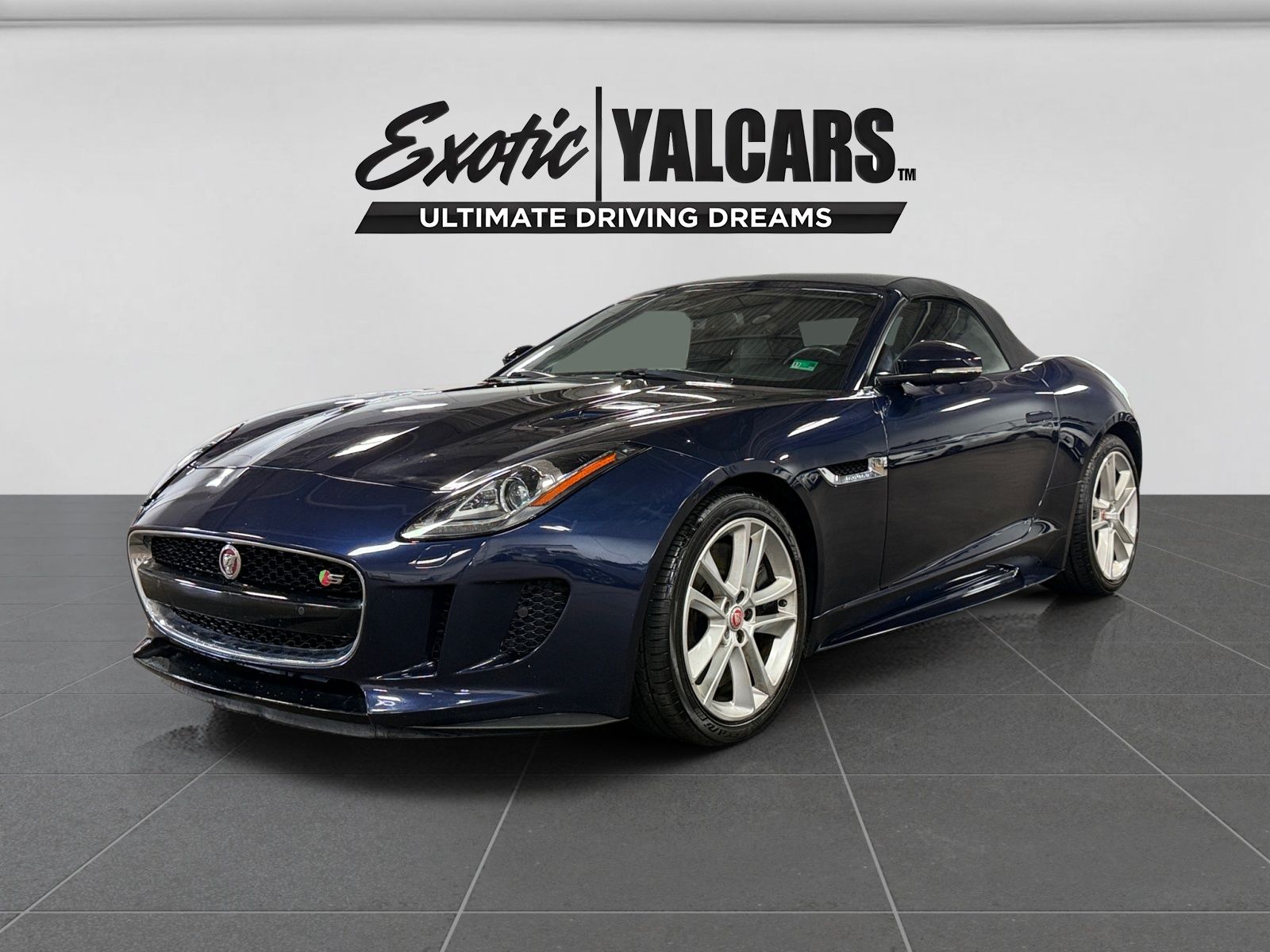 Blue 2016 Jaguar F-TYPE S Convertible AWD Convertible All-Wheel Drive 8-Speed Automatic