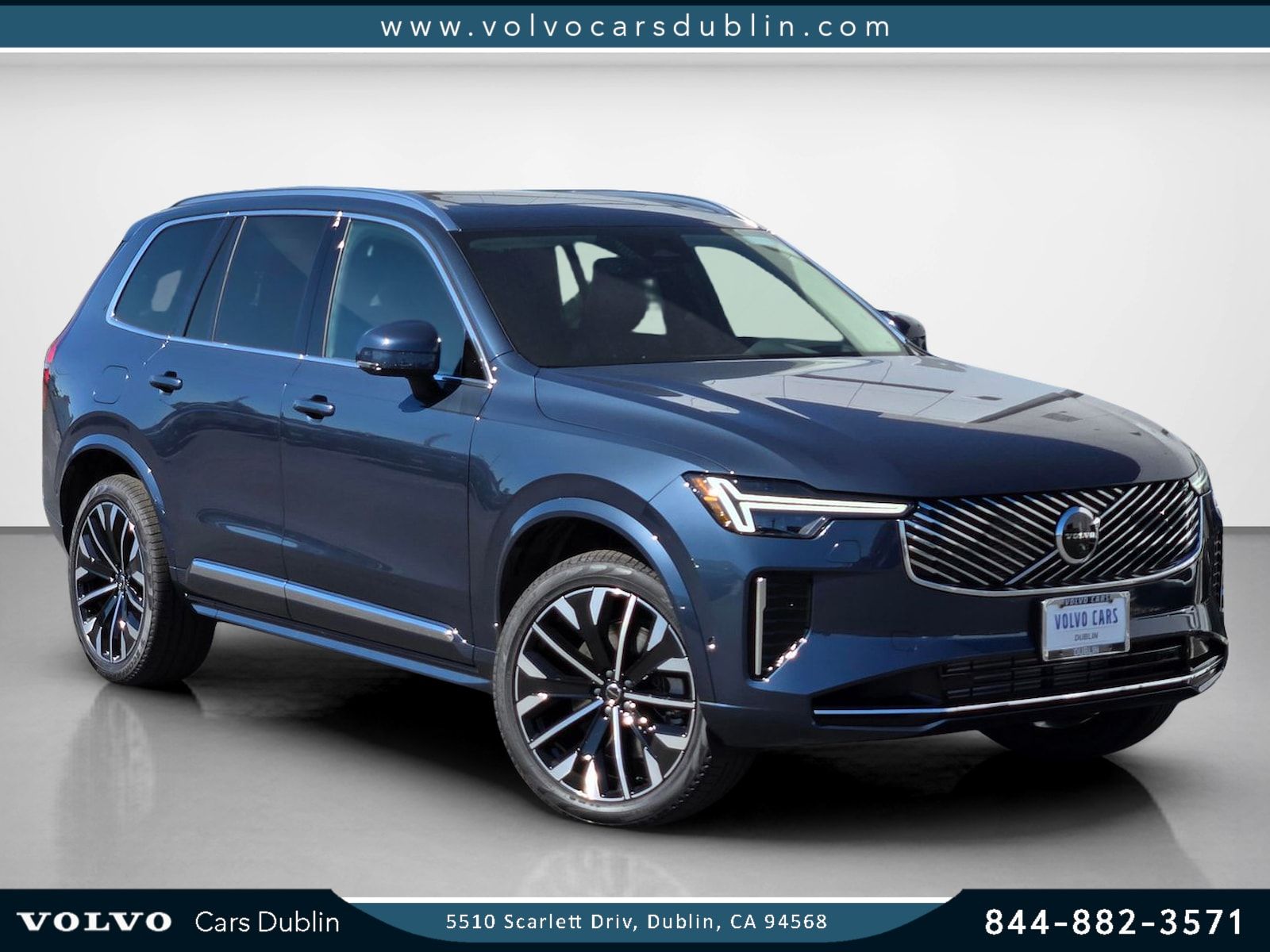 Denim Blue Metallic 2026 Volvo XC90 Recharge T8 Ultra 6-Passenger eAWD SUV / Crossover All-Wheel Drive Automatic