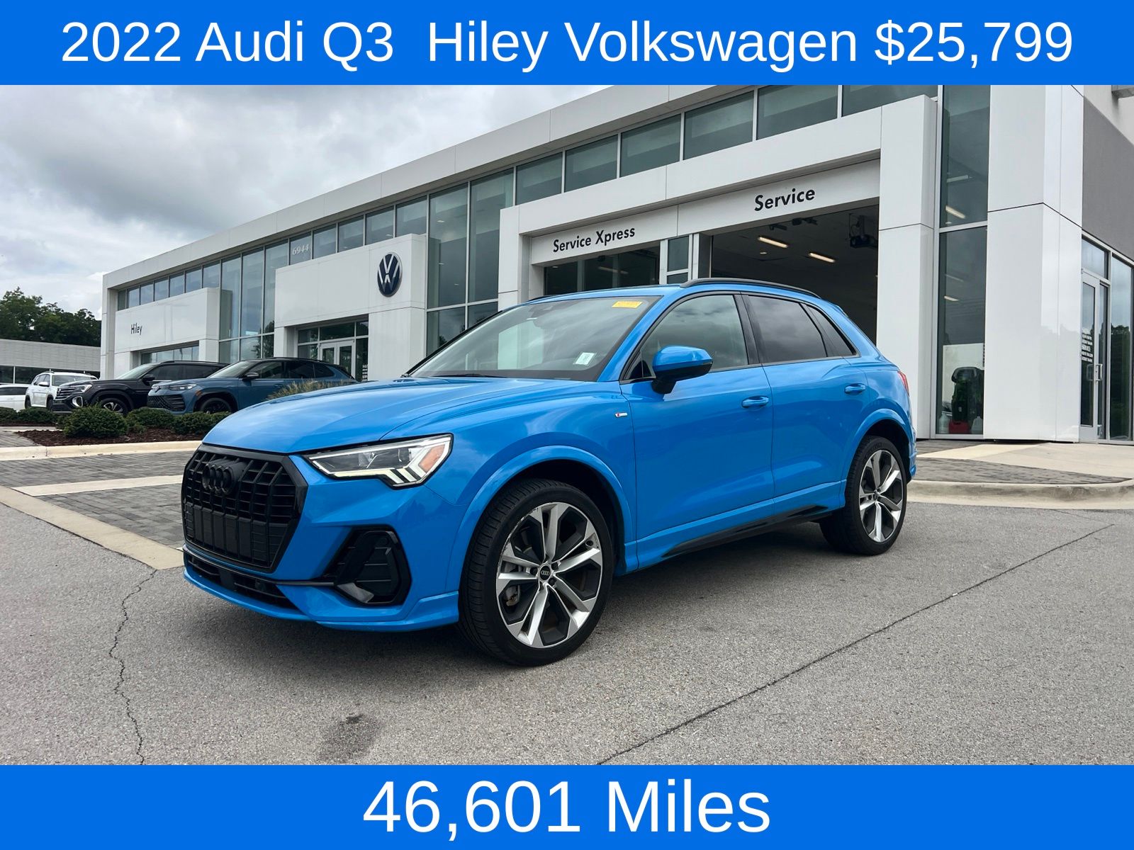Turbo Blue 2022 Audi Q3 SUV / Crossover All-Wheel Drive 8-Speed Automatic