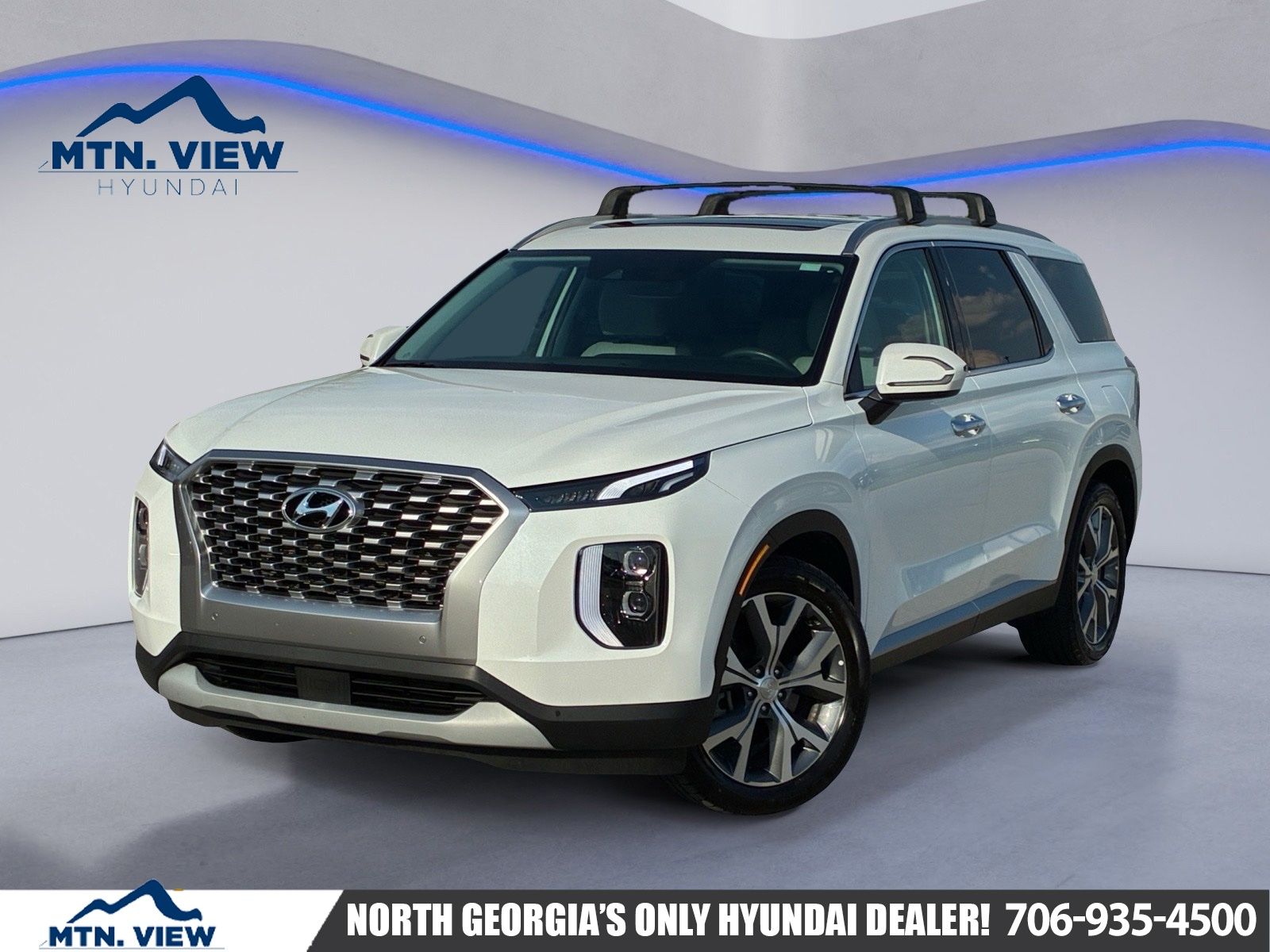 Hyper White 2022 Hyundai Palisade SUV / Crossover Front-Wheel Drive Automatic