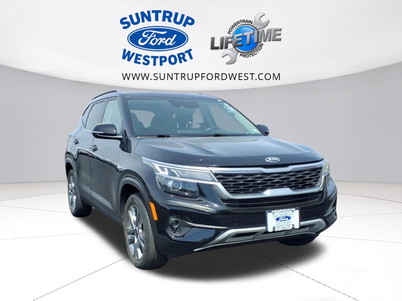 Cherry Black 2021 Kia Seltos S AWD SUV / Crossover All-Wheel Drive Continuously Variable Transmission