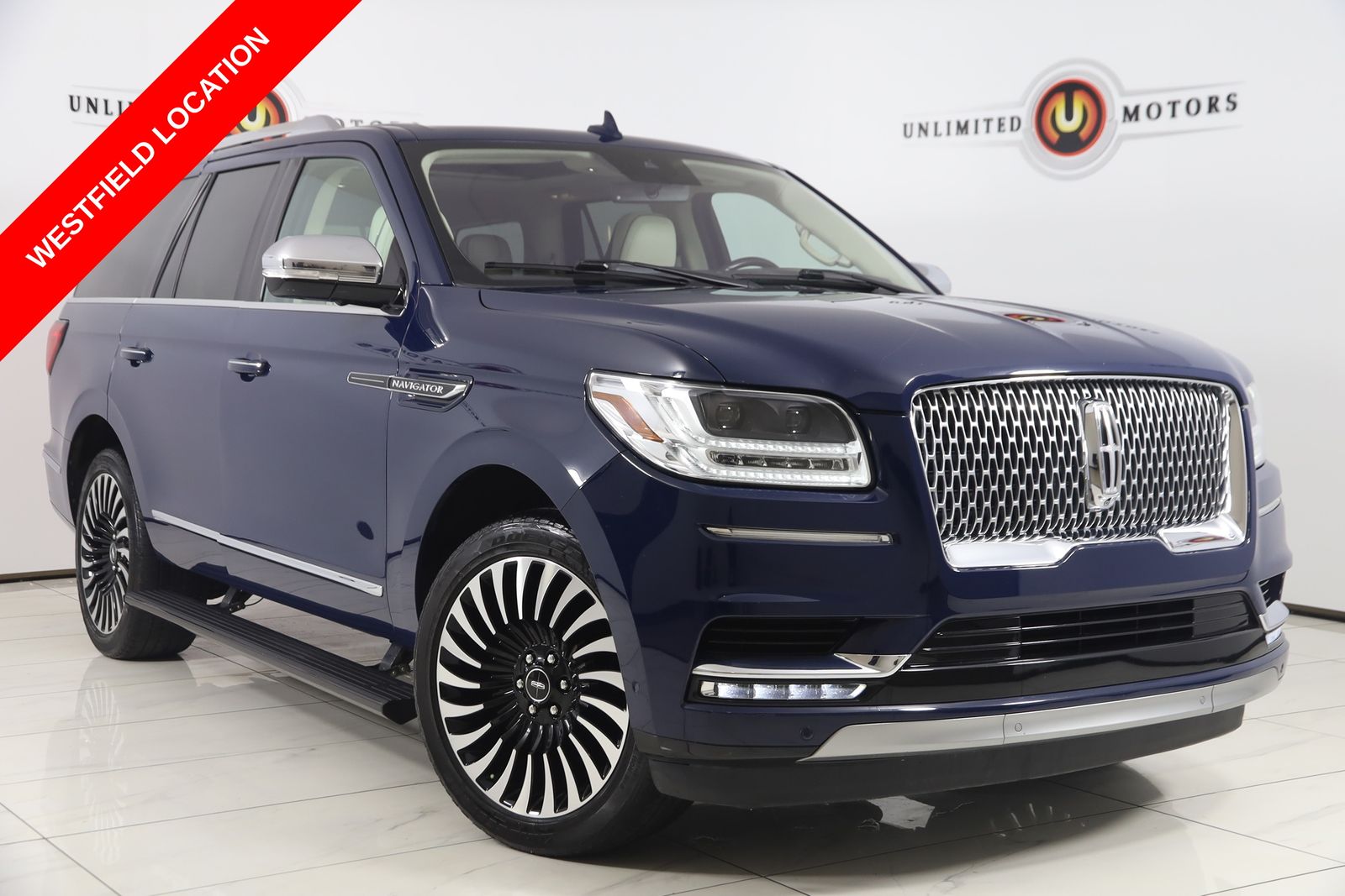 Blue 2020 Lincoln Navigator SUV / Crossover Four-Wheel Drive Automatic
