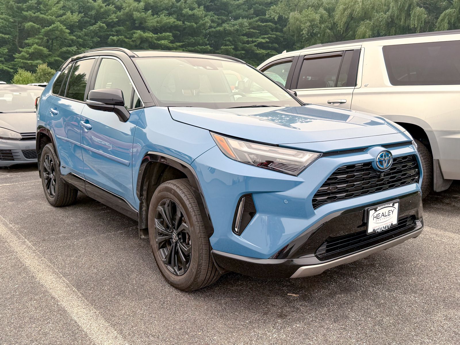 Midnight Black Metallic 2024 Toyota RAV4 Hybrid SUV / Crossover All-Wheel Drive Continuously Variable Transmission