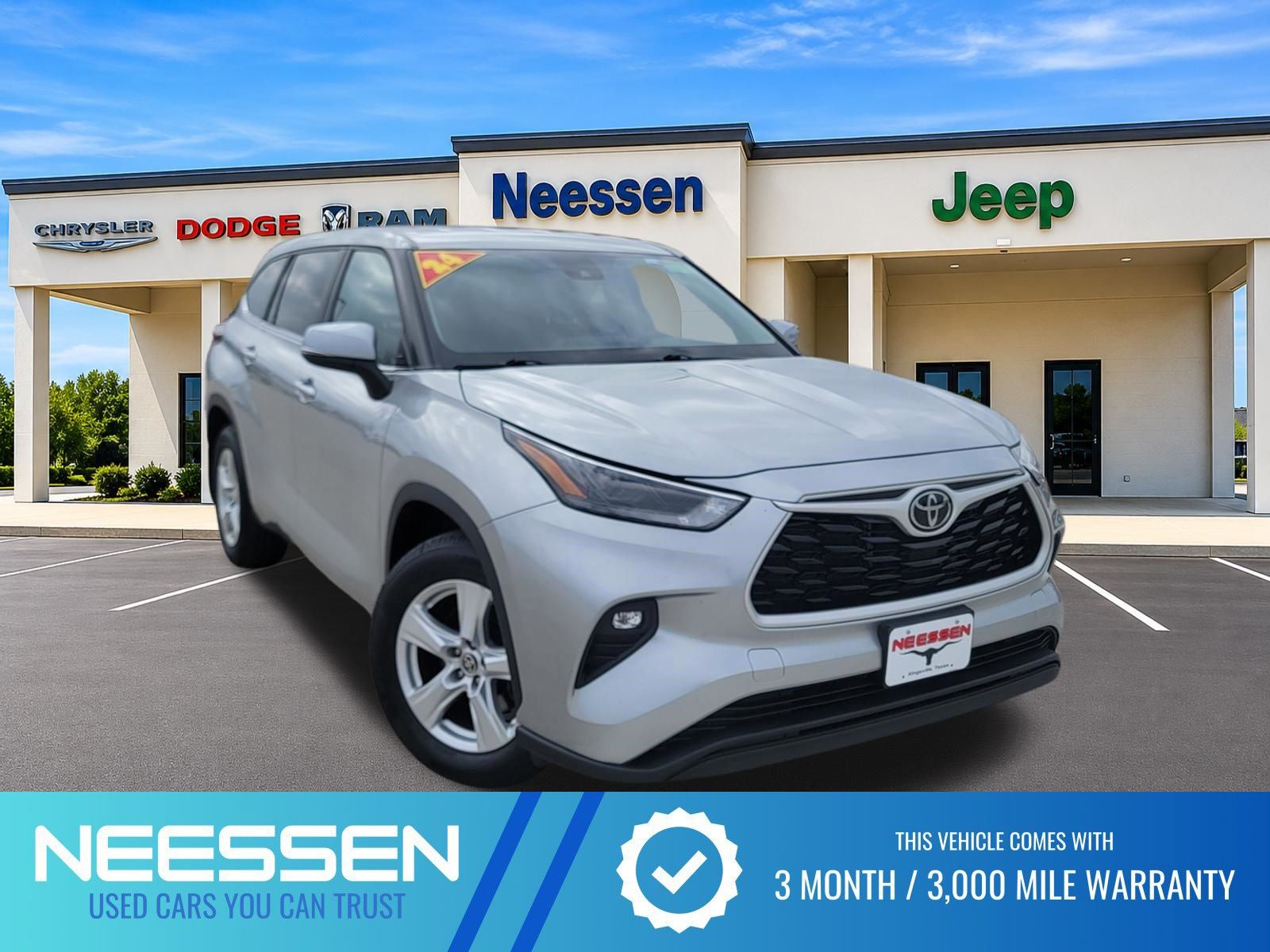 Celestial Silver Metallic 2024 Toyota Highlander SUV / Crossover All-Wheel Drive 8-Speed Automatic