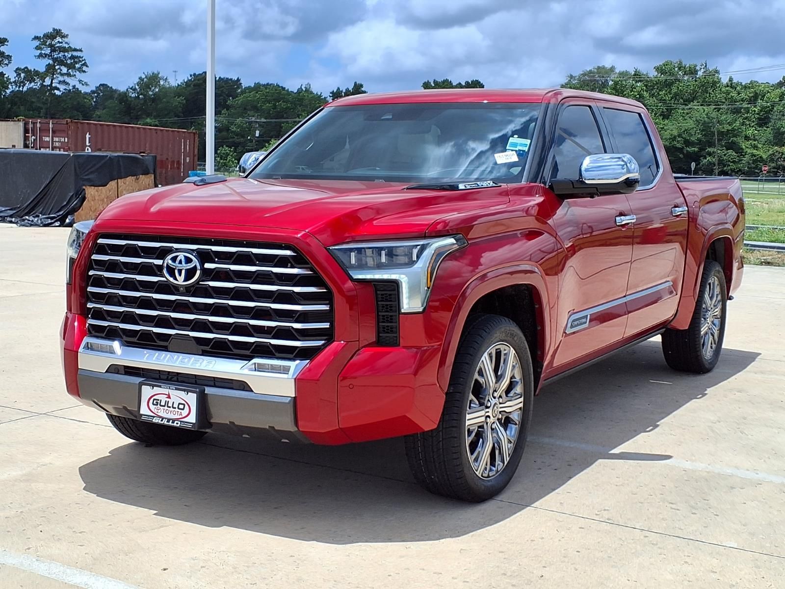 2023 Toyota Tundra Hybrid Capstone Red at Don McGill Toyota