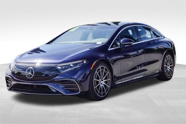メルセデス ベンツ EQS 580 4MATIC(ブルーメタリック)チェイスカー New Nautical Blue Metallic 2022 Mercedes-Benz EQS 580 for Sale in