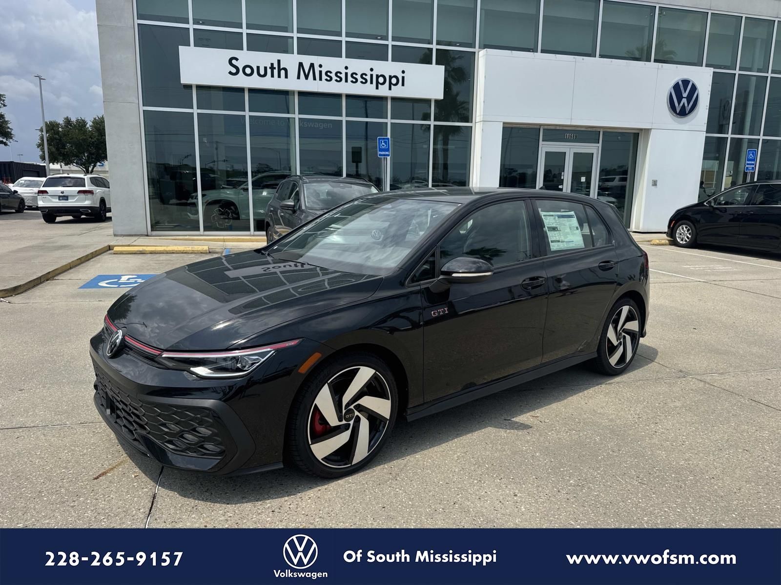Black 2026 Volkswagen Golf GTI Hatchback Front-Wheel Drive 7-Speed Dual Clutch