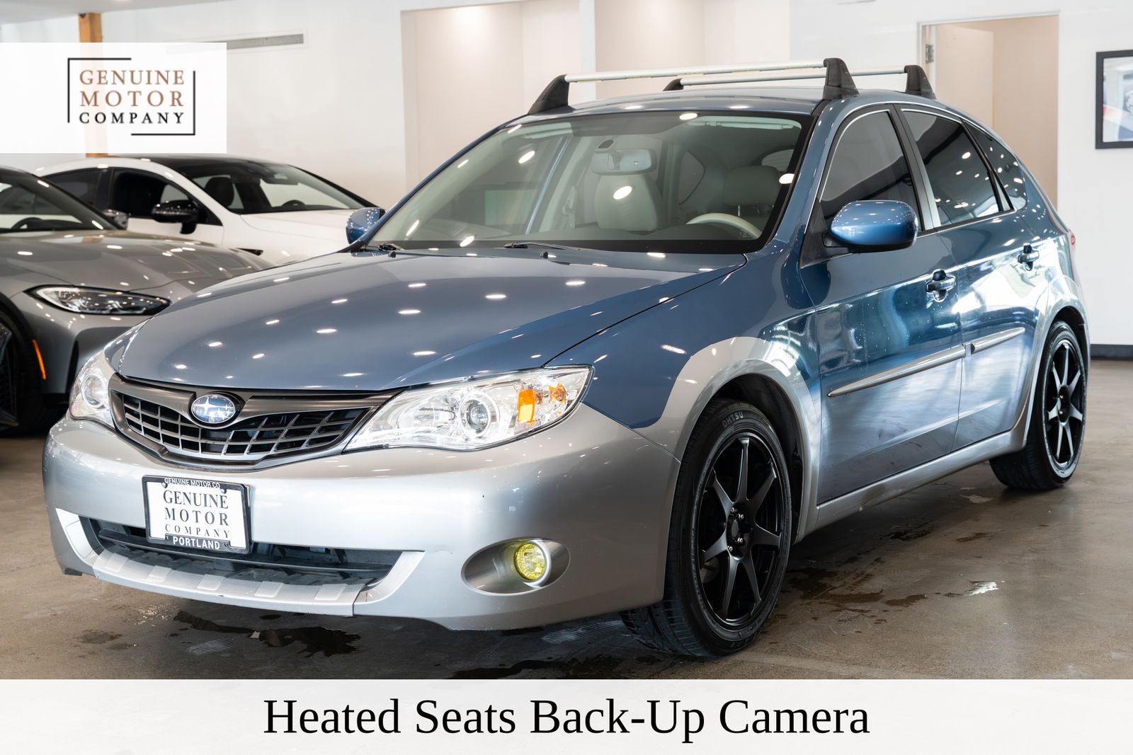 Newport Blue Pearl 2008 Subaru Impreza Outback Sport Wagon All-Wheel Drive 4-Speed Automatic Overdrive