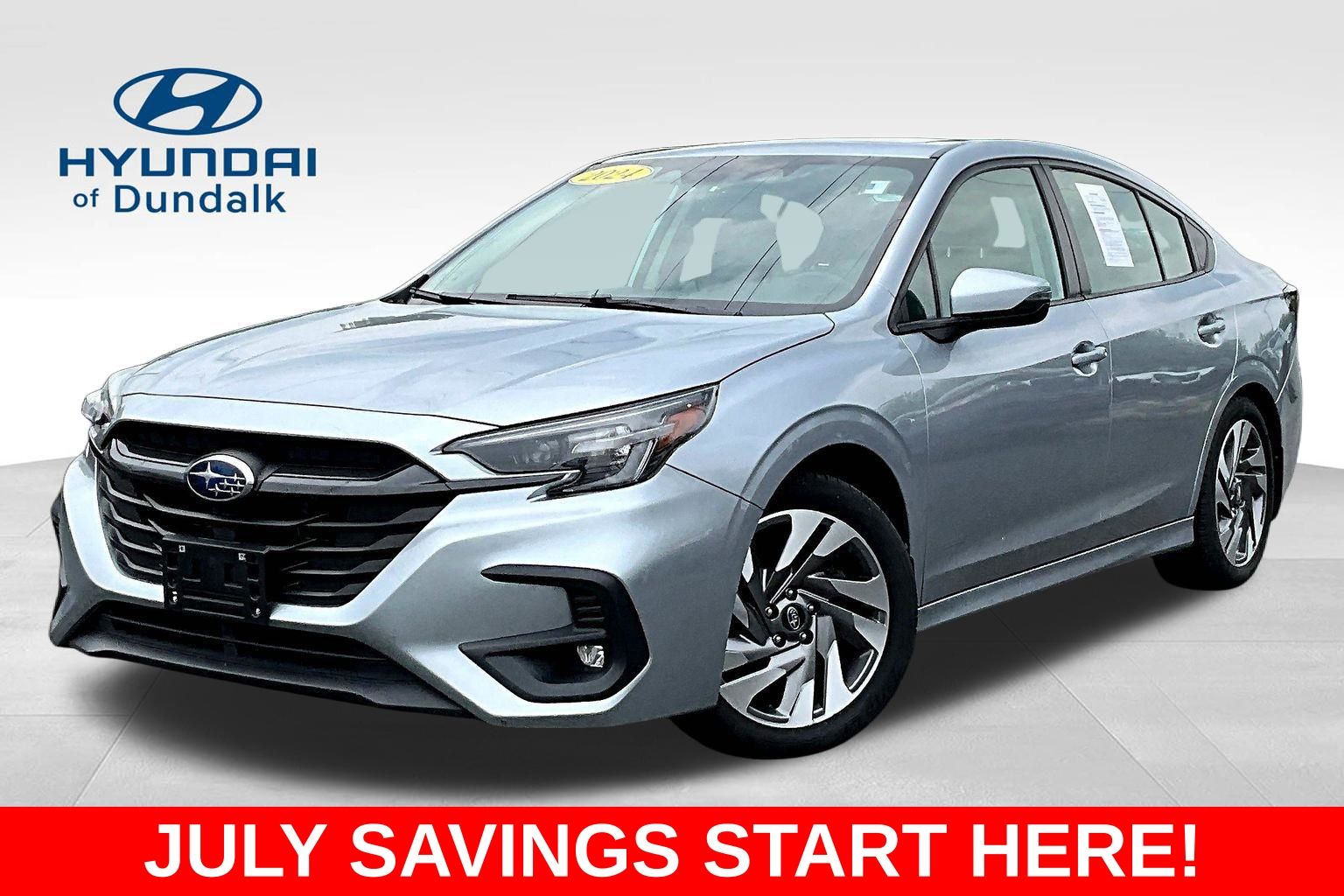 Ice Silver Metallic 2024 Subaru Legacy Sedan All-Wheel Drive Continuously Variable Transmission
