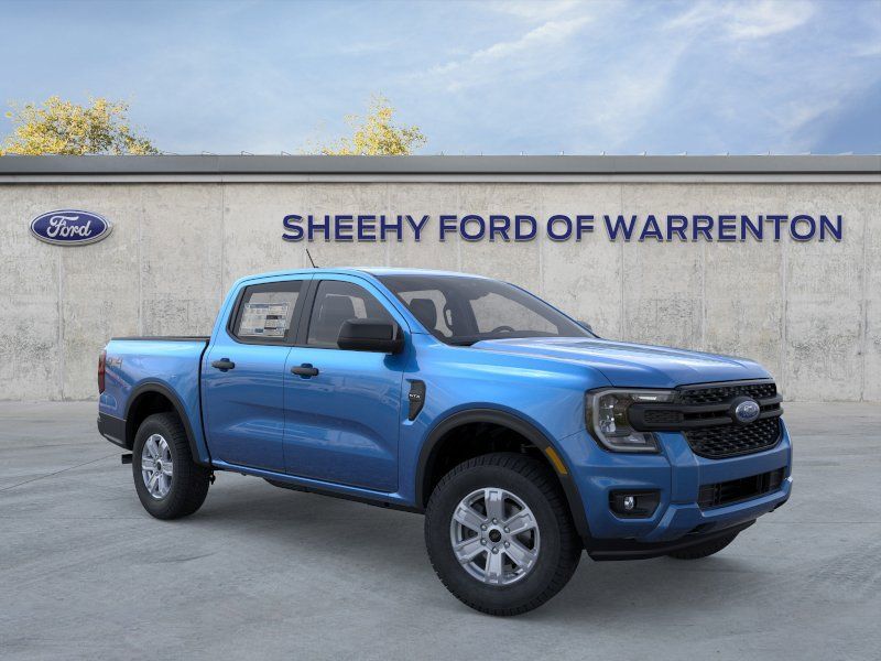 Velocity Blue Metallic 2026 Ford Ranger XL SuperCrew 4WD Pickup Truck Four-Wheel Drive Automatic