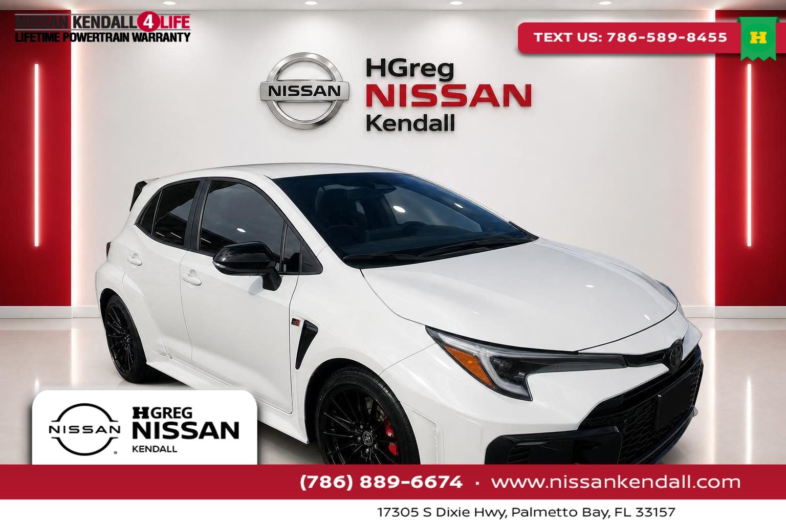Ice 2025 Toyota GR Corolla Hatchback All-Wheel Drive 6-Speed Manual