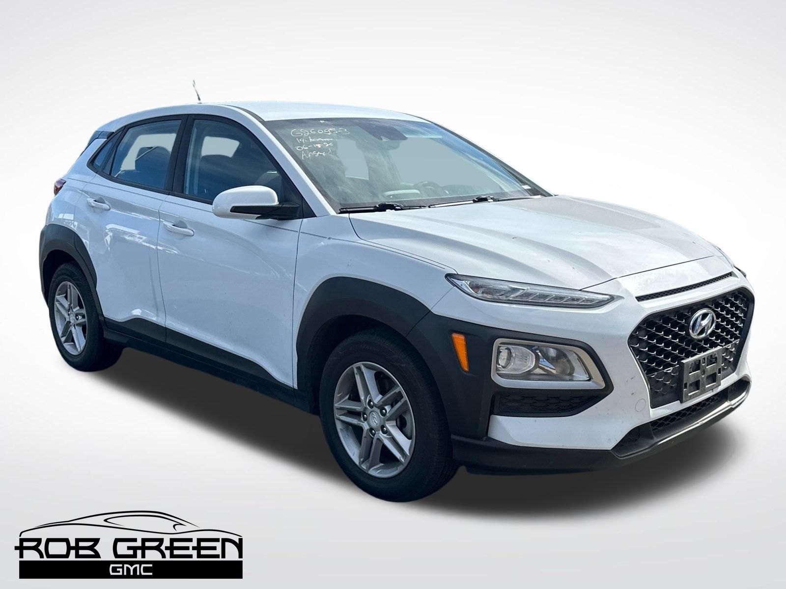 Chalk White 2019 Hyundai Kona SUV / Crossover Front-Wheel Drive 6-Speed Automatic