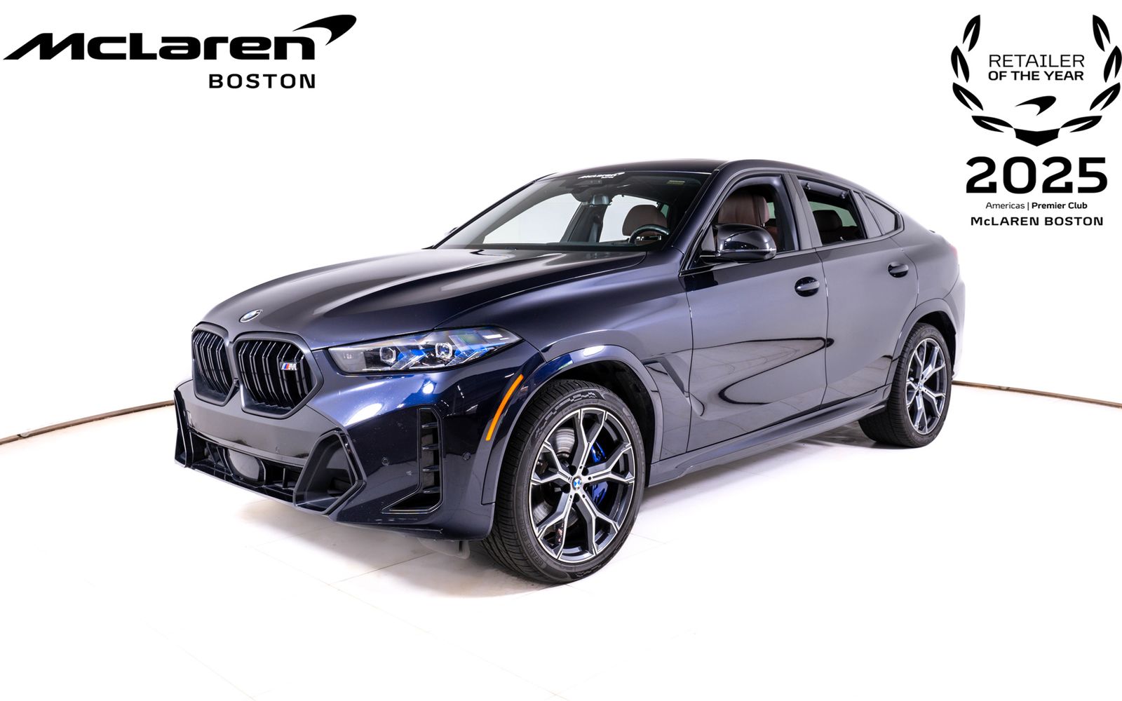 Carbon Black Metallic 2025 BMW X6 M60i xDrive AWD SUV / Crossover All-Wheel Drive 8-Speed Automatic