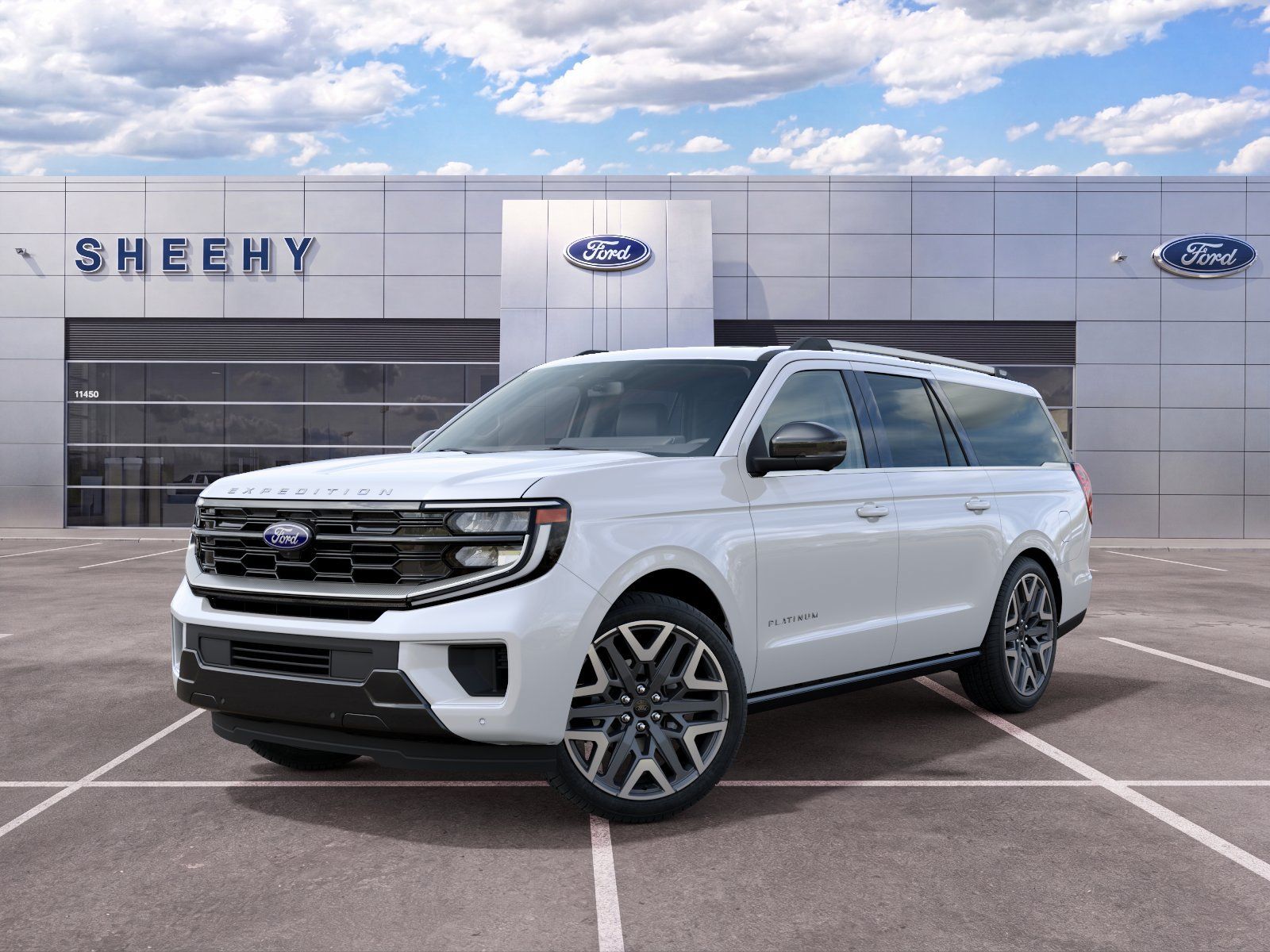 New 2027 Star White Metallic Tri-Coat Ford Platinum image 4