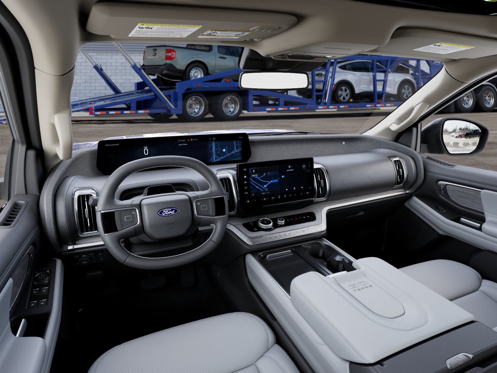New 2027 Blue Ember Metallic Ford Platinum image 9
