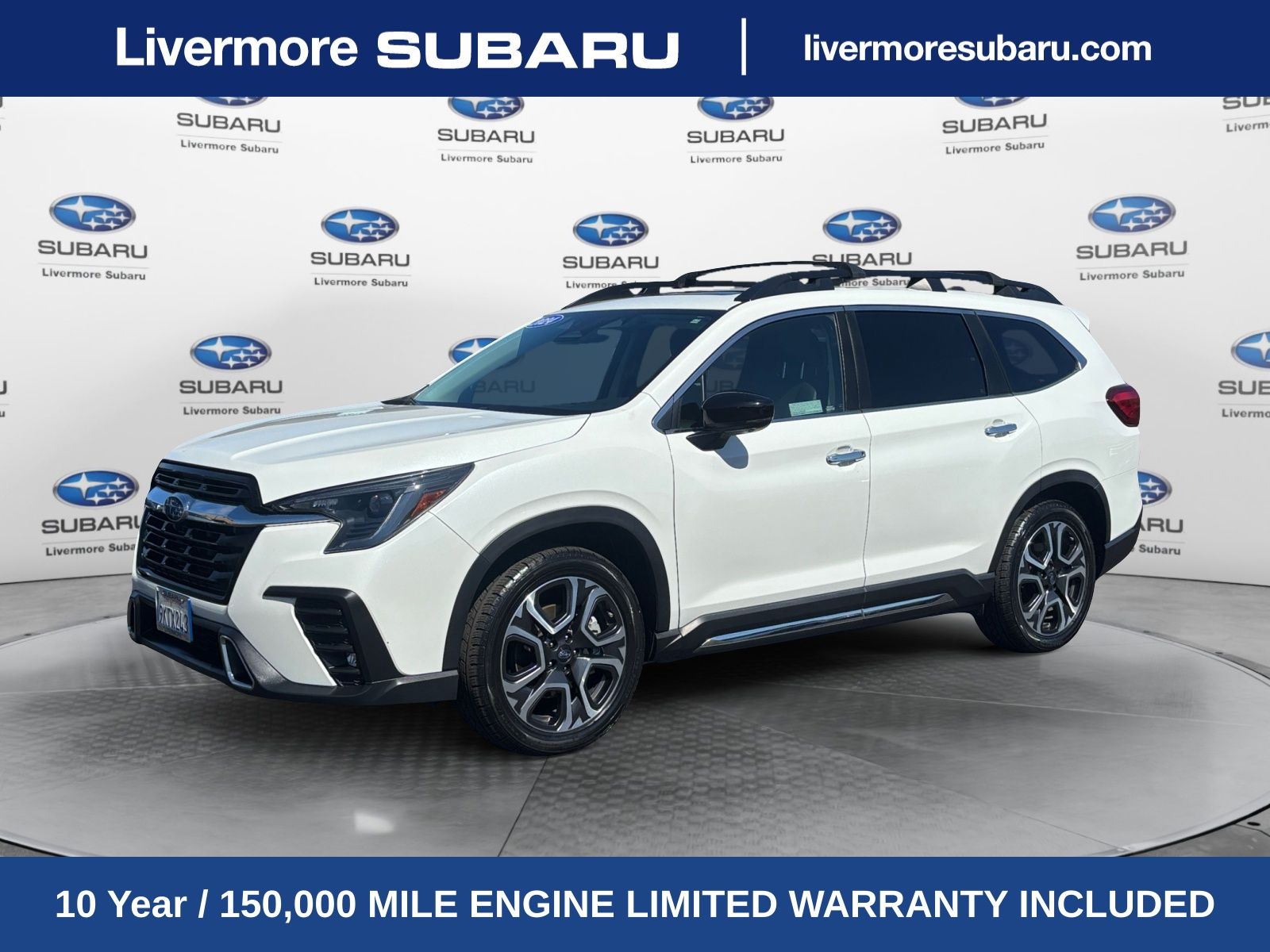 Crystal White Pearl 2024 Subaru Ascent SUV / Crossover All-Wheel Drive Continuously Variable Transmission