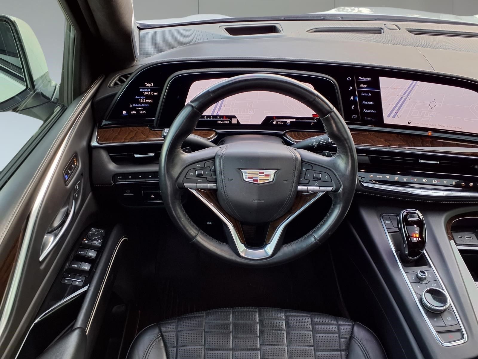 2022 Cadillac Escalade Premium Luxury Platinum White at Bayway Cadillac of The Woodlands