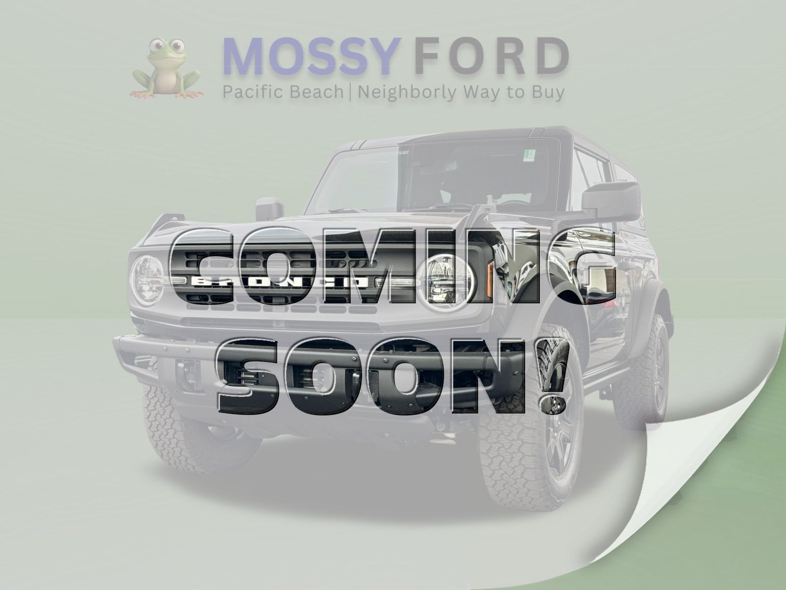 Shadow Black 2024 Ford Bronco SUV / Crossover Four-Wheel Drive Automatic