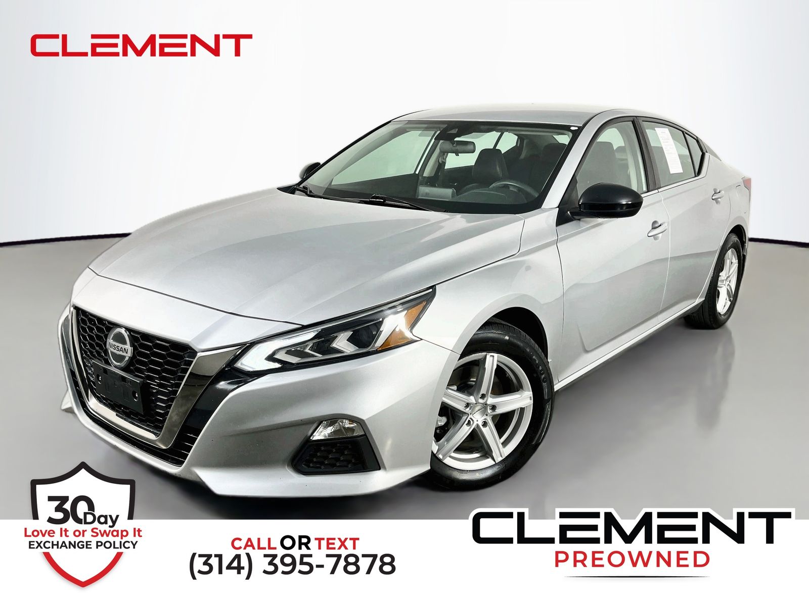 Brilliant Silver Metallic 2022 Nissan Altima Sedan Front-Wheel Drive Continuously Variable Transmission