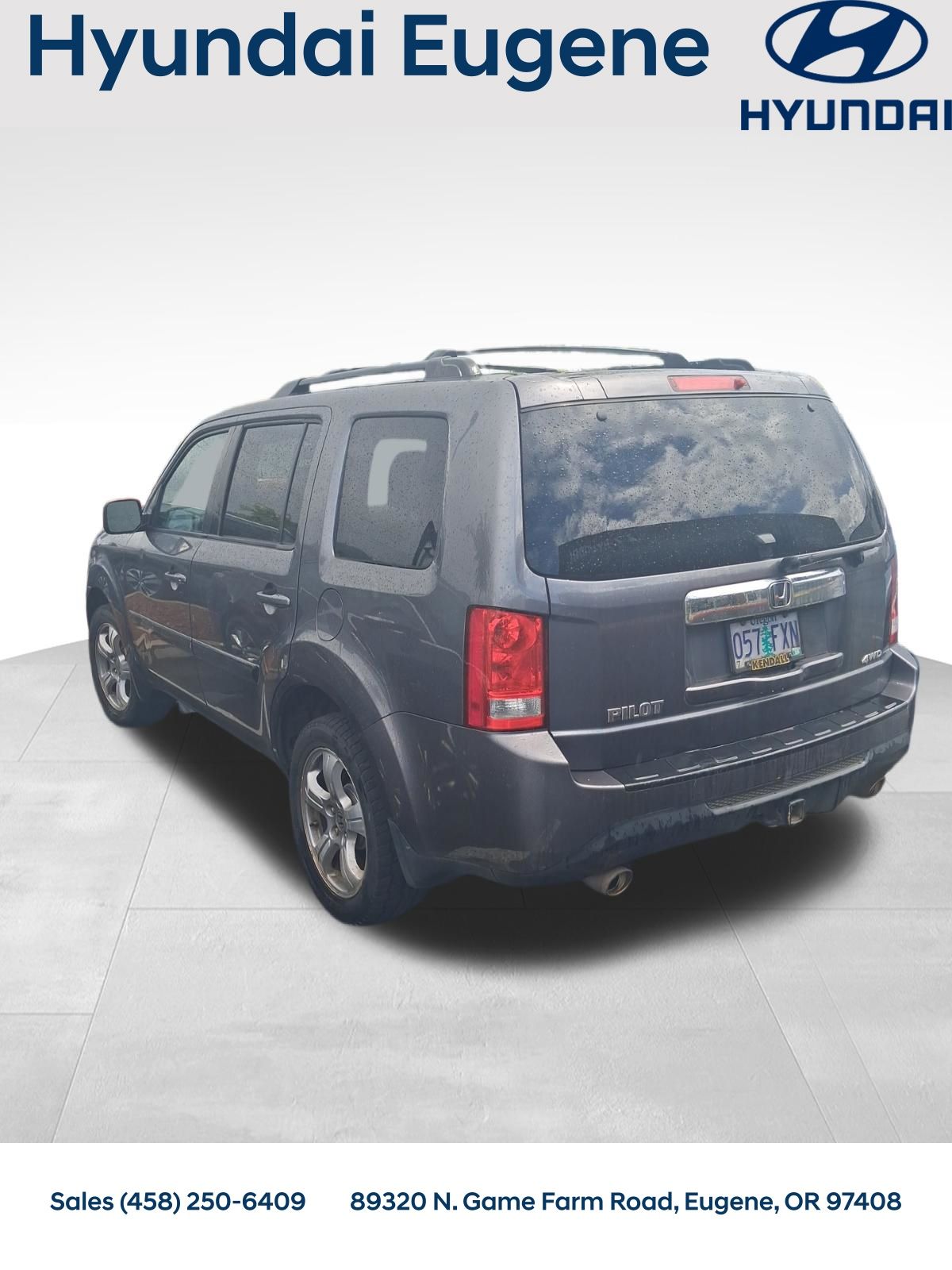 Gray (Modern Steel Metallic) 2014 Honda Pilot EX-L 4WD SUV / Crossover Four-Wheel Drive 5-Speed Automatic