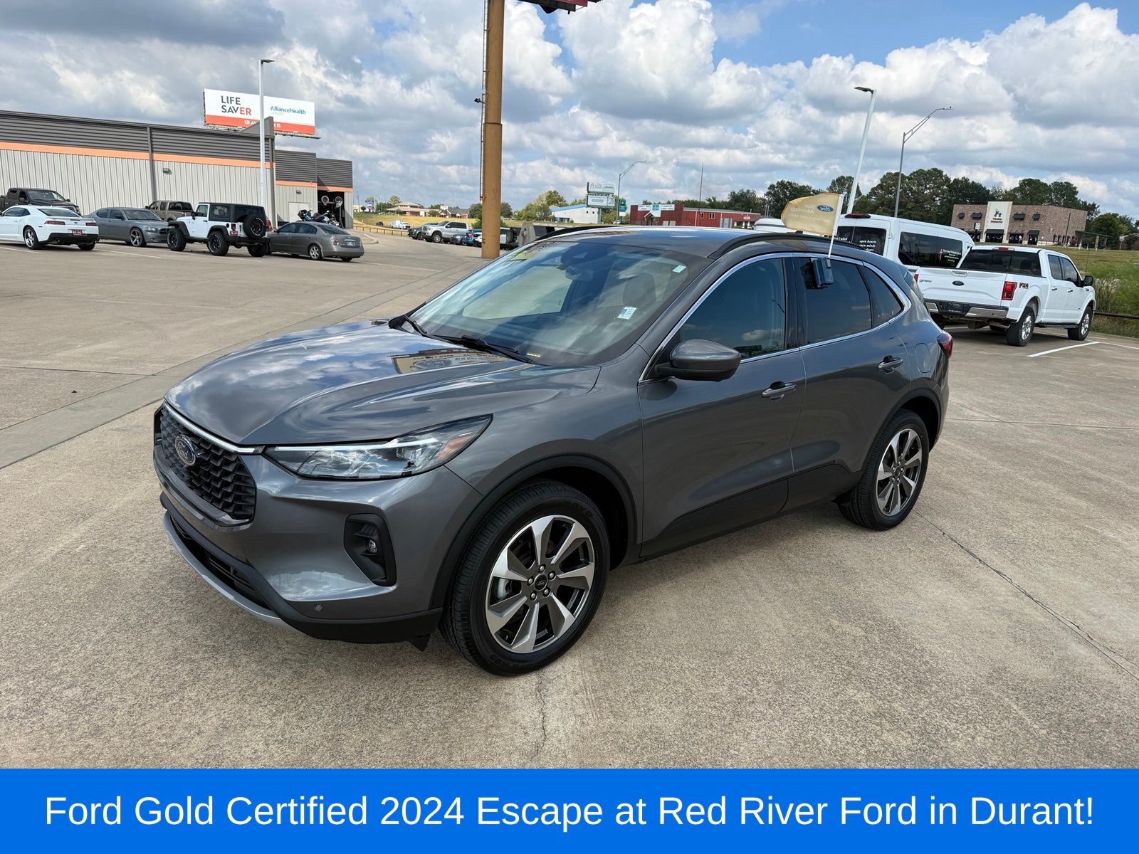 Gray 2024 Ford Escape SUV / Crossover All-Wheel Drive 8-Speed Automatic