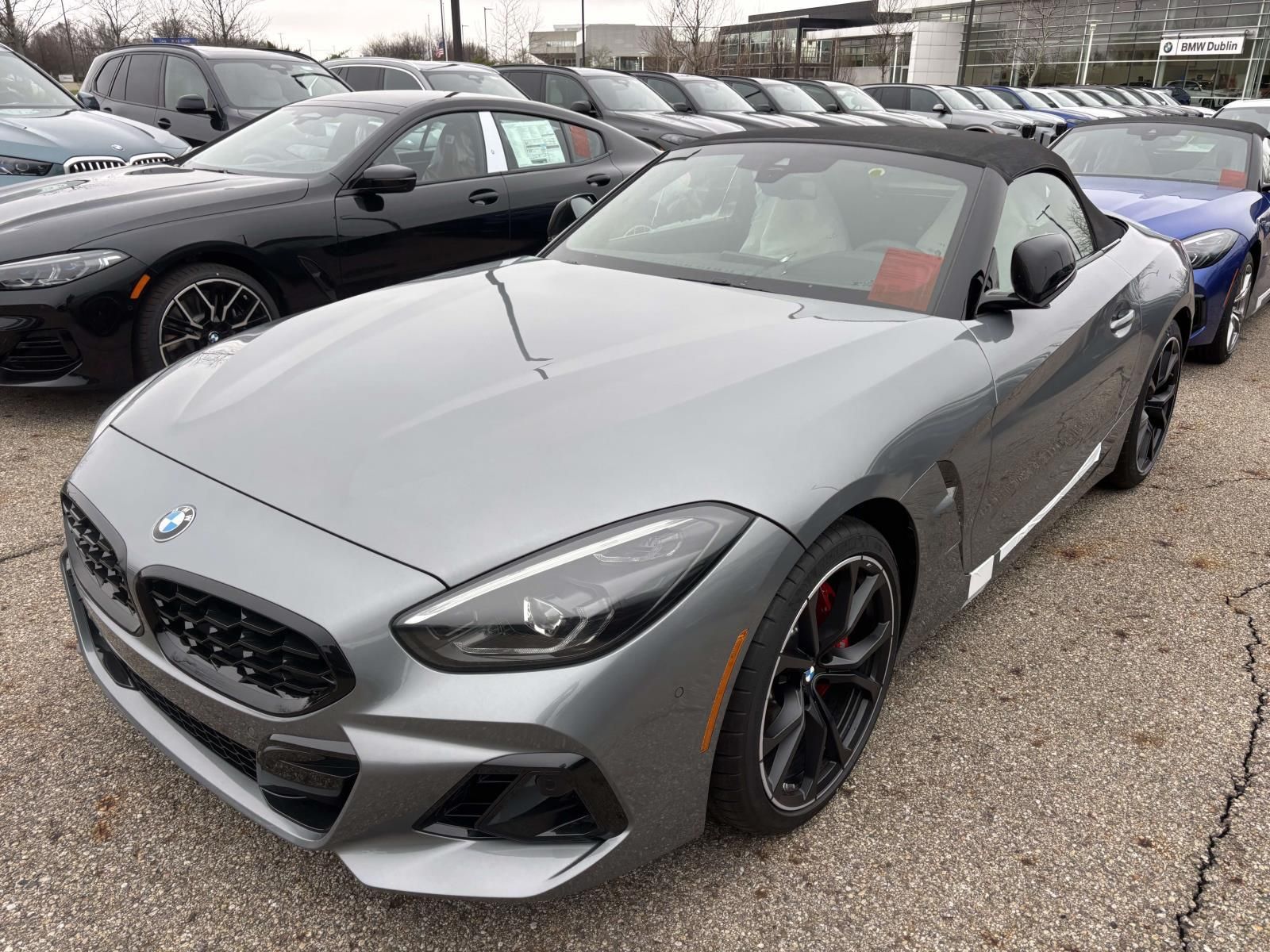 Gray (Skyscraper Grey Metallic) 2026 BMW Z4 M40i RWD Convertible Rear-Wheel Drive 8-Speed Automatic