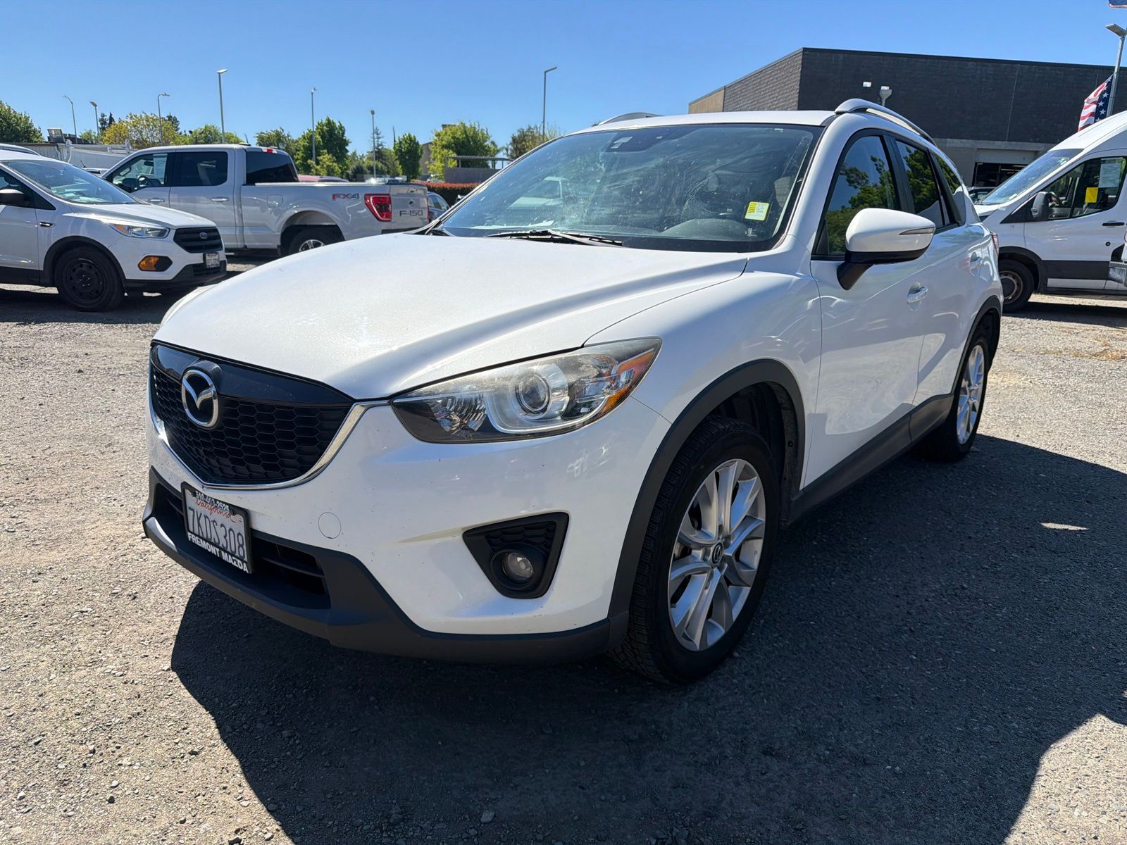 Crystal White Pearl Mica 2015 Mazda CX-5 Grand Touring SUV / Crossover Front-Wheel Drive 6-Speed Automatic