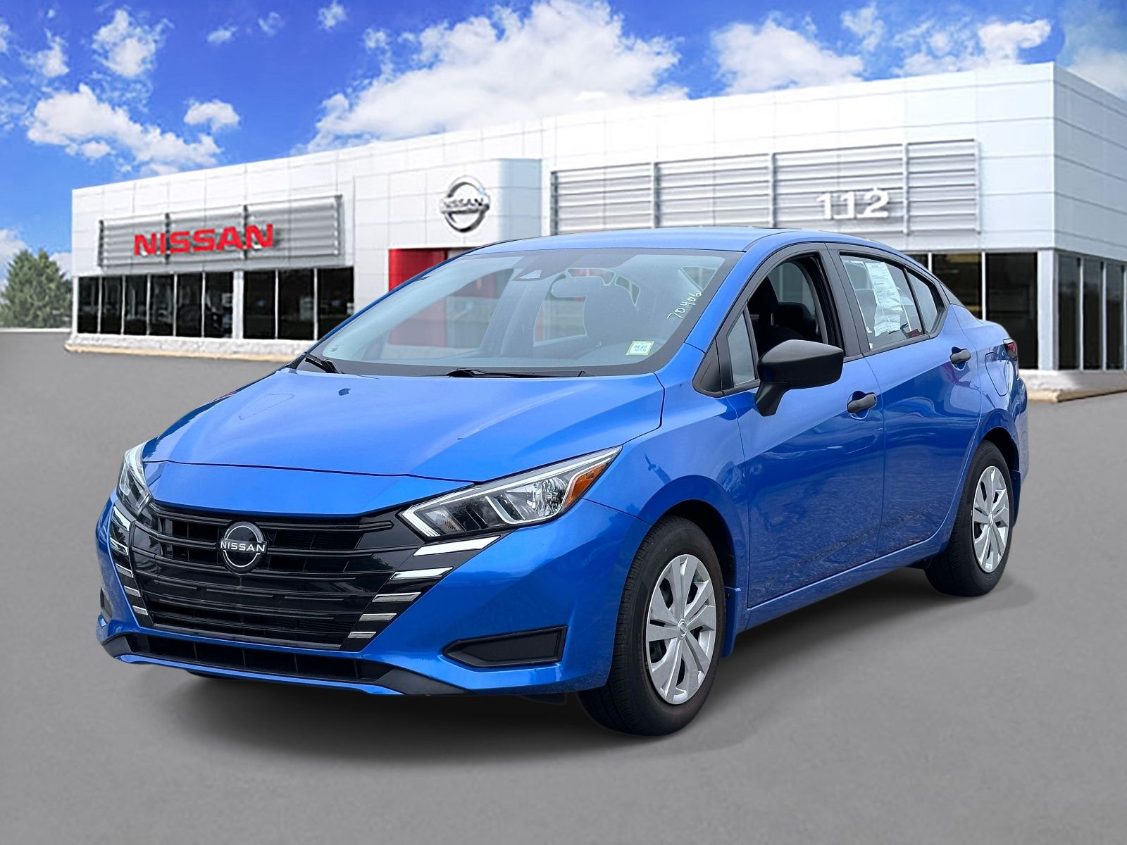 Electric Blue Metallic 2024 Nissan Versa Sedan Front-Wheel Drive Continuously Variable Transmission