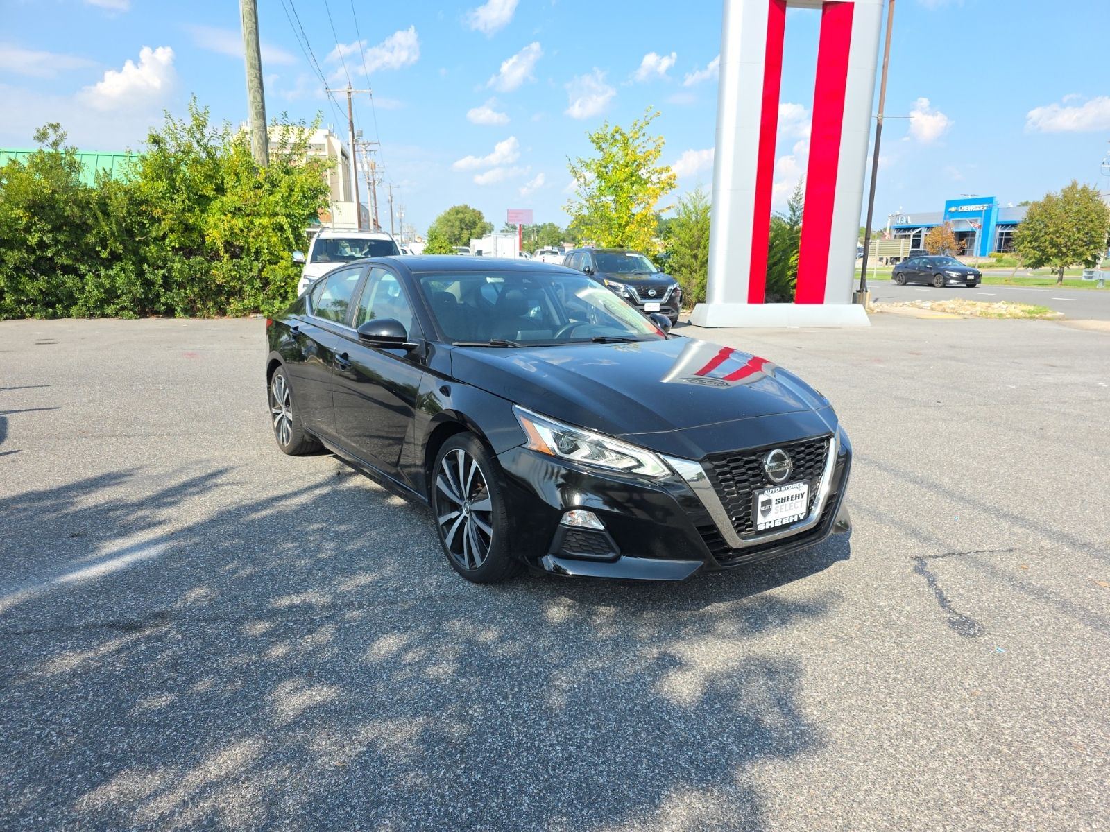 Super Black 2020 Nissan Altima Sedan Front-Wheel Drive Continuously Variable Transmission