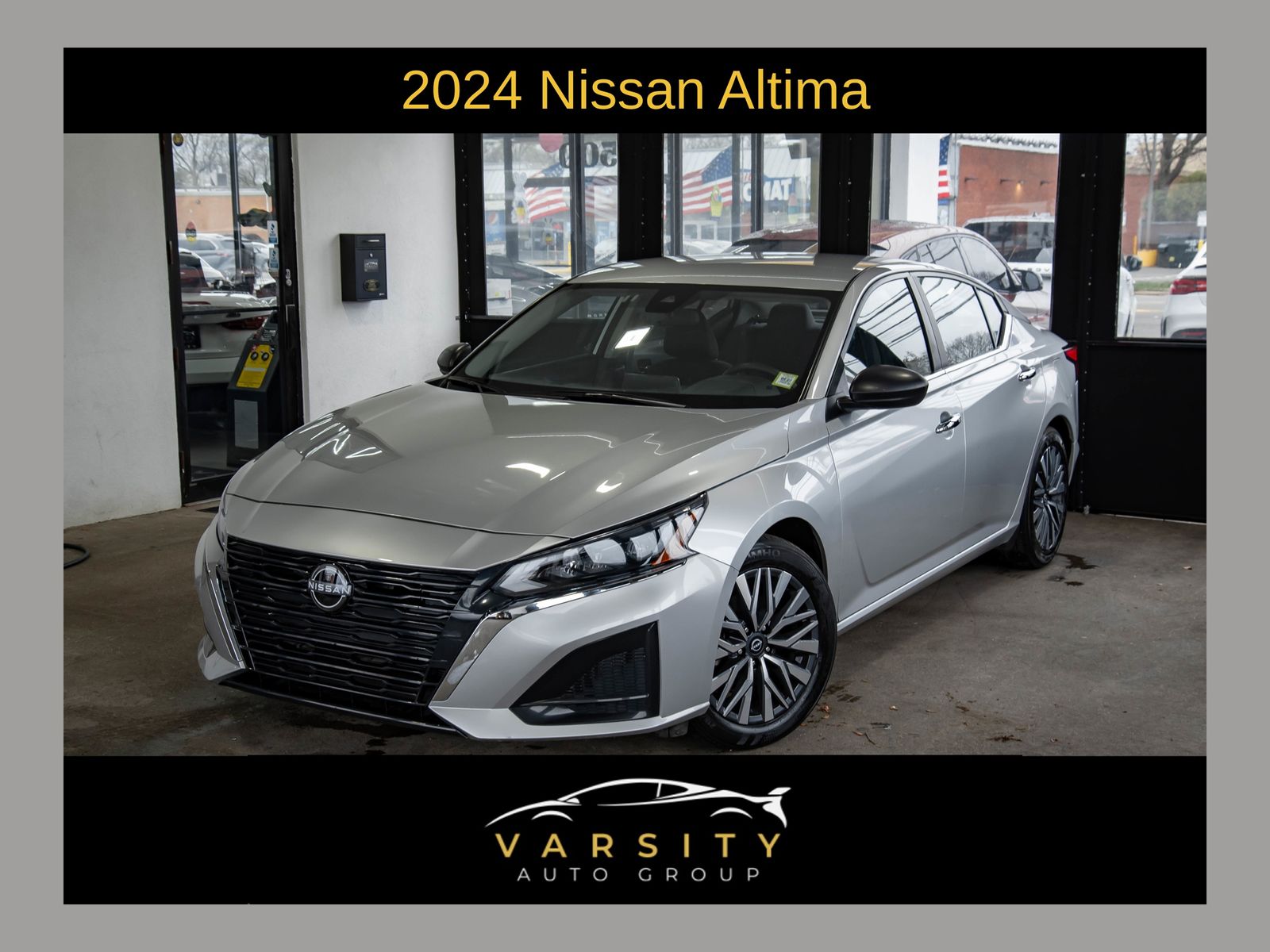 Silver 2024 Nissan Altima Sedan Continuously Variable Transmission