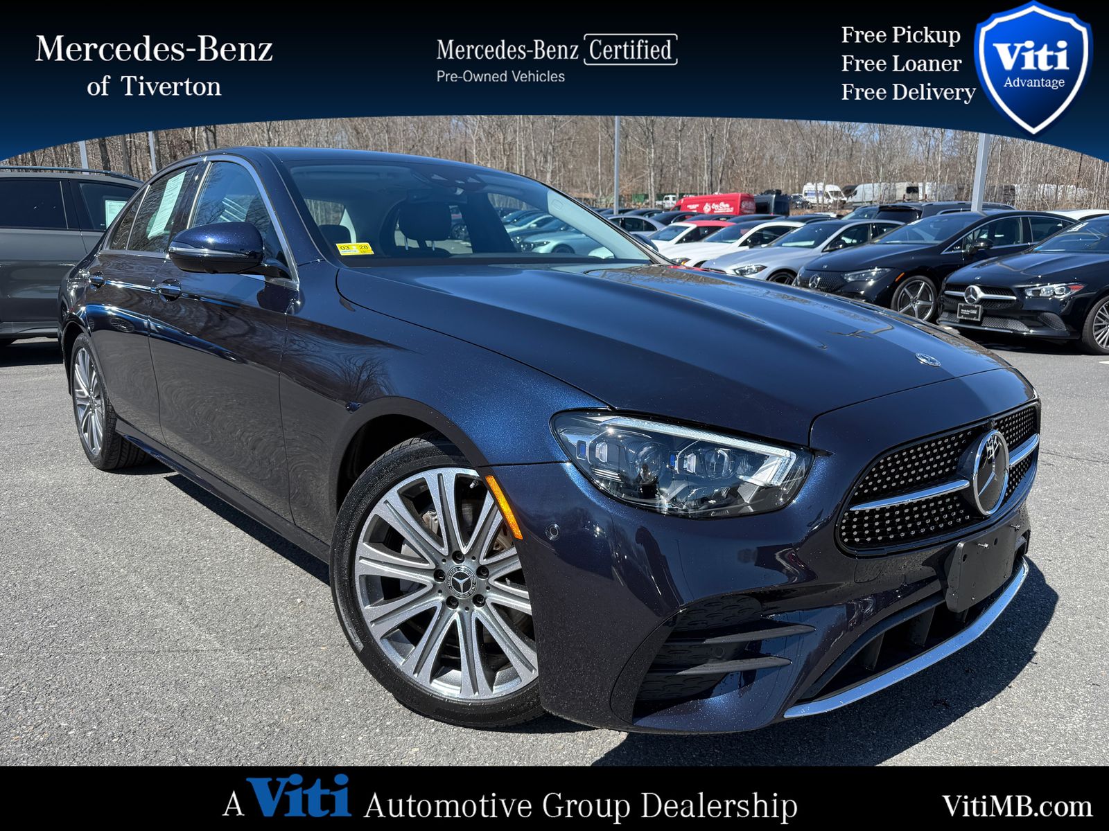 Blue 2023 Mercedes-Benz E-Class E 350 4MATIC Sedan All-Wheel Drive 9-Speed Automatic