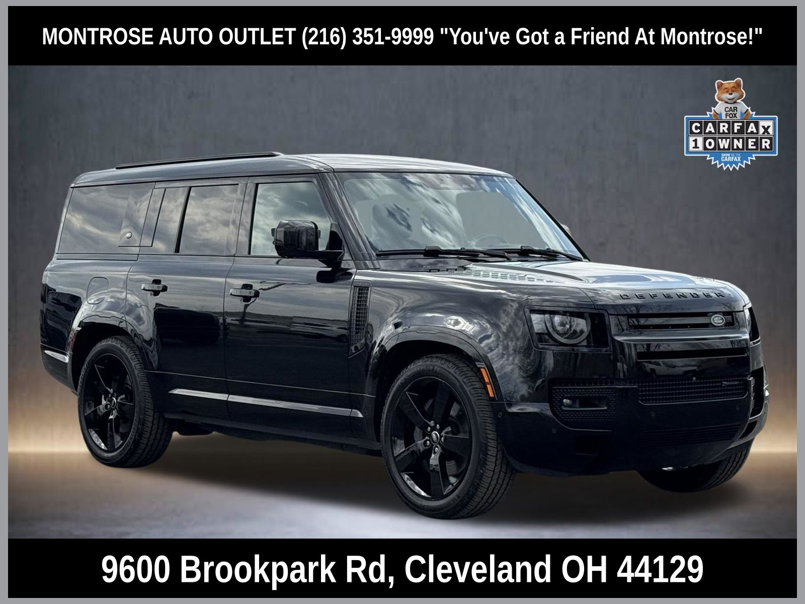 Santorini Black Metallic 2023 Land Rover Defender 130 X-Dynamic SE AWD SUV / Crossover All-Wheel Drive 8-Speed Automatic