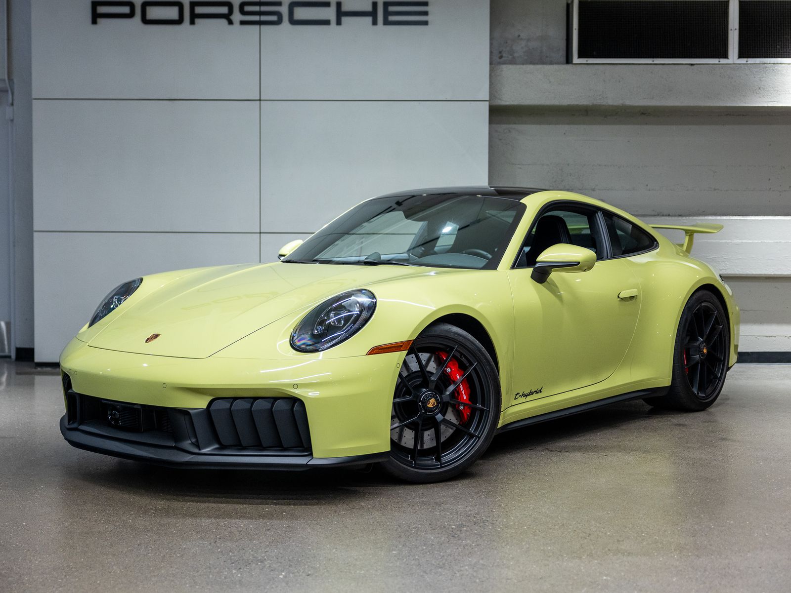 Yellow 2026 Porsche 911 Coupe Rear-Wheel Drive 8-Speed Automatic