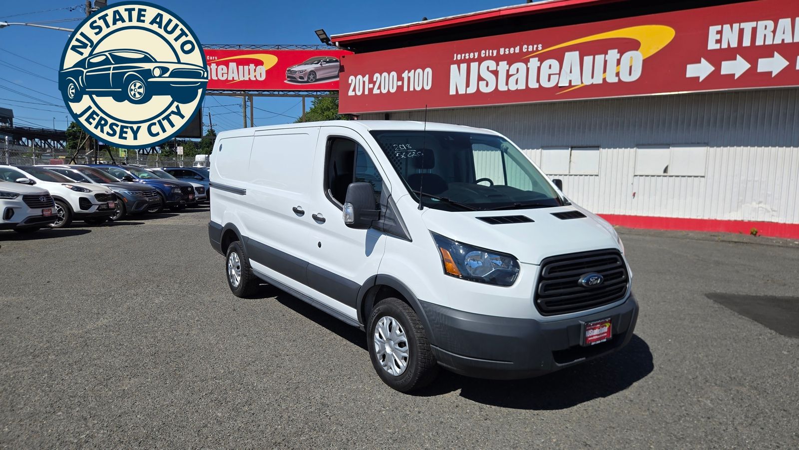 White 2018 Ford Transit Cargo Van Rear-Wheel Drive 6-Speed Automatic Overdrive