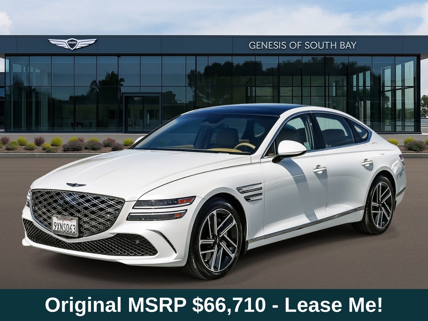 Uyuni White 2026 Genesis G80 Sedan All-Wheel Drive 8-Speed Automatic